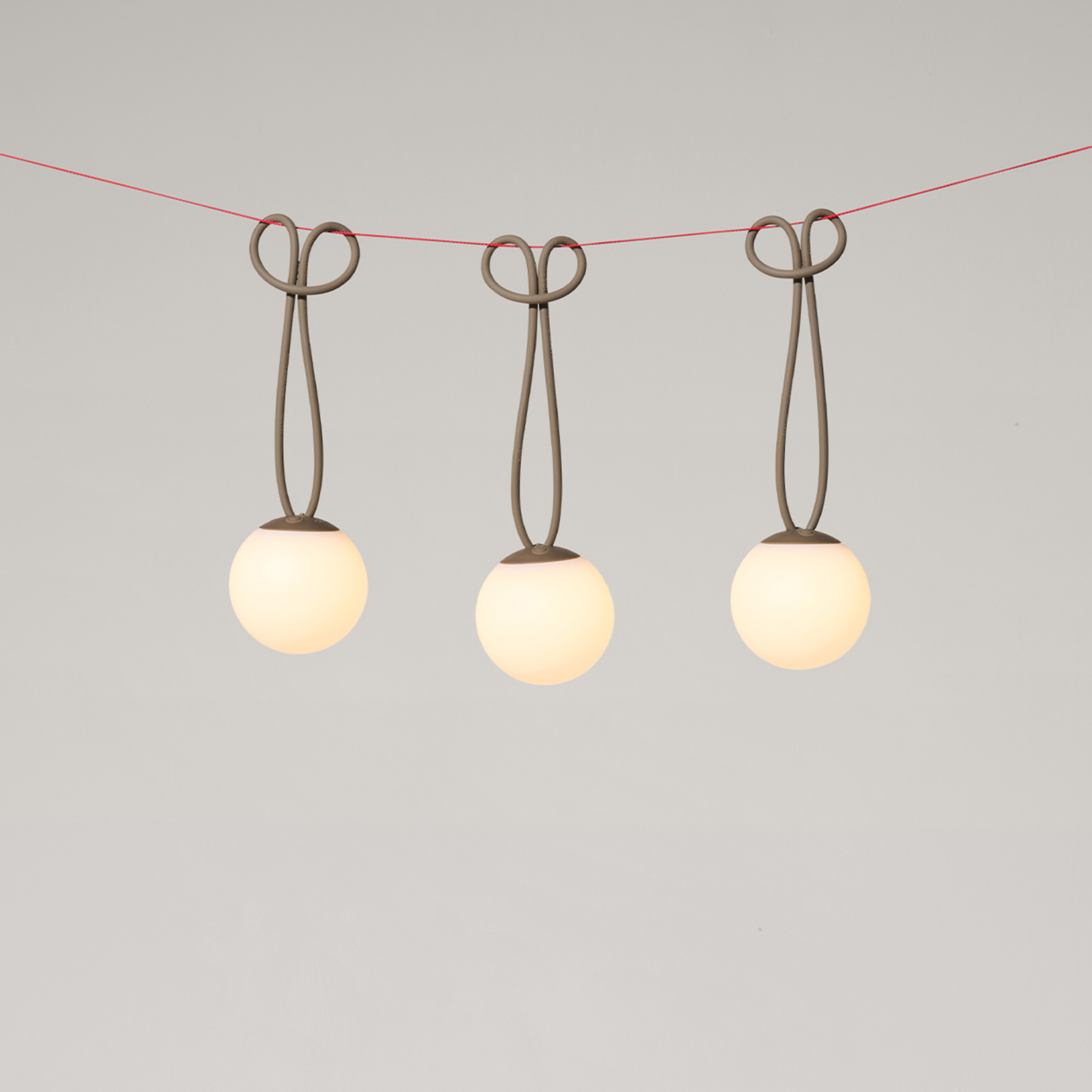 Fatboy Bolleke Mini Portabel Lampa Taupe 3-pack