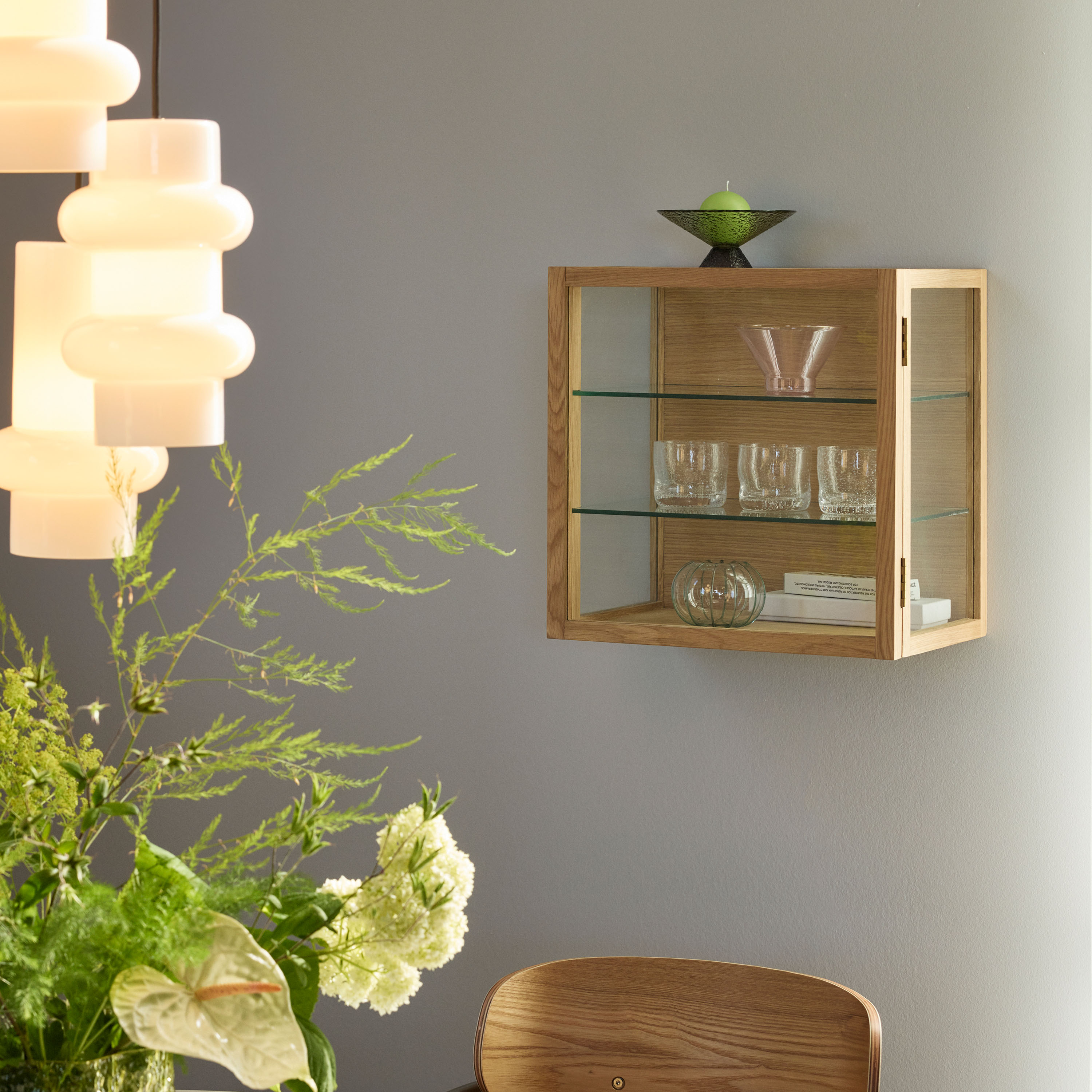 Hübsch Poetic Veggskap Natural Small 40x40