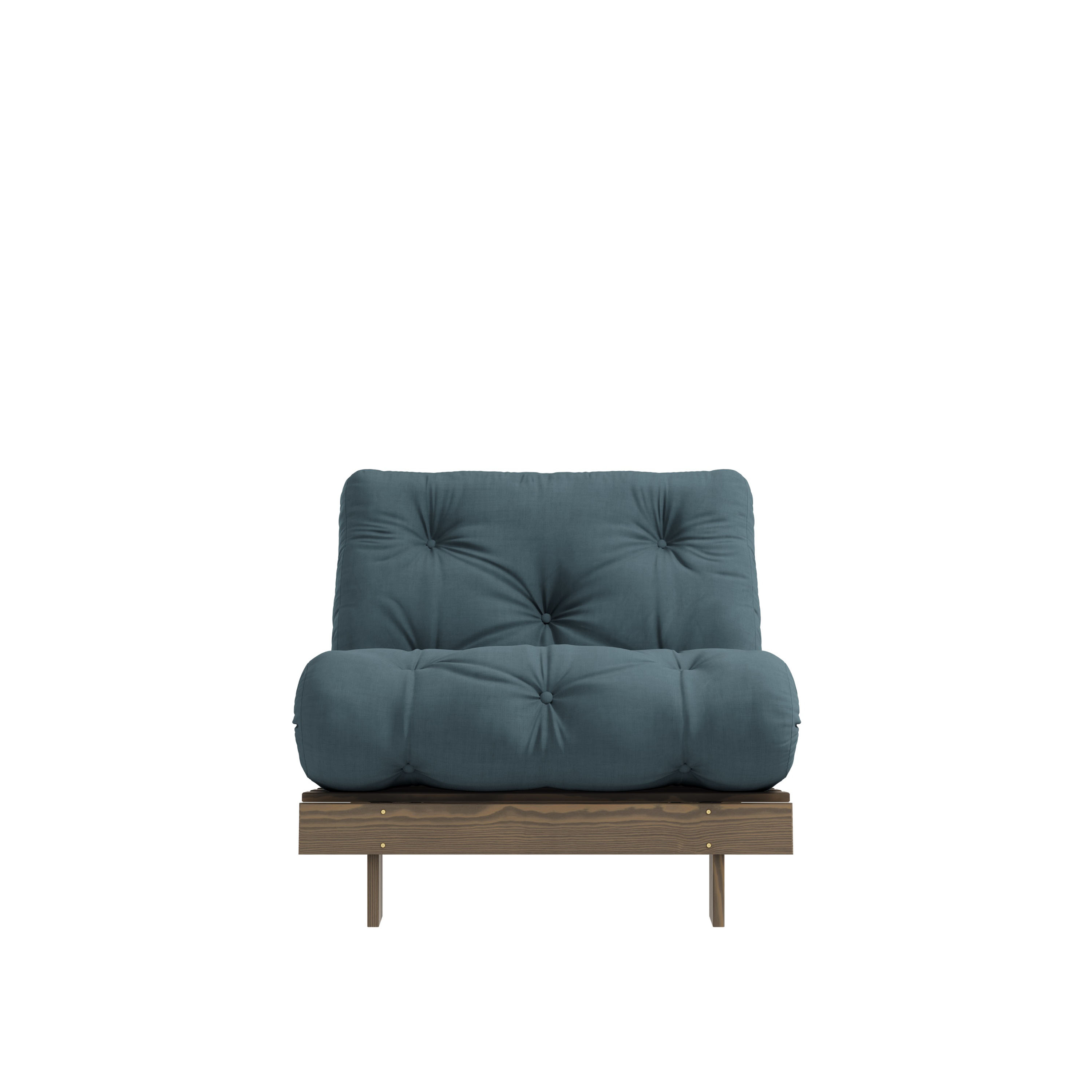 Karup Design Roots Nojatuoli Ruskea/Petrol Blue 90cm