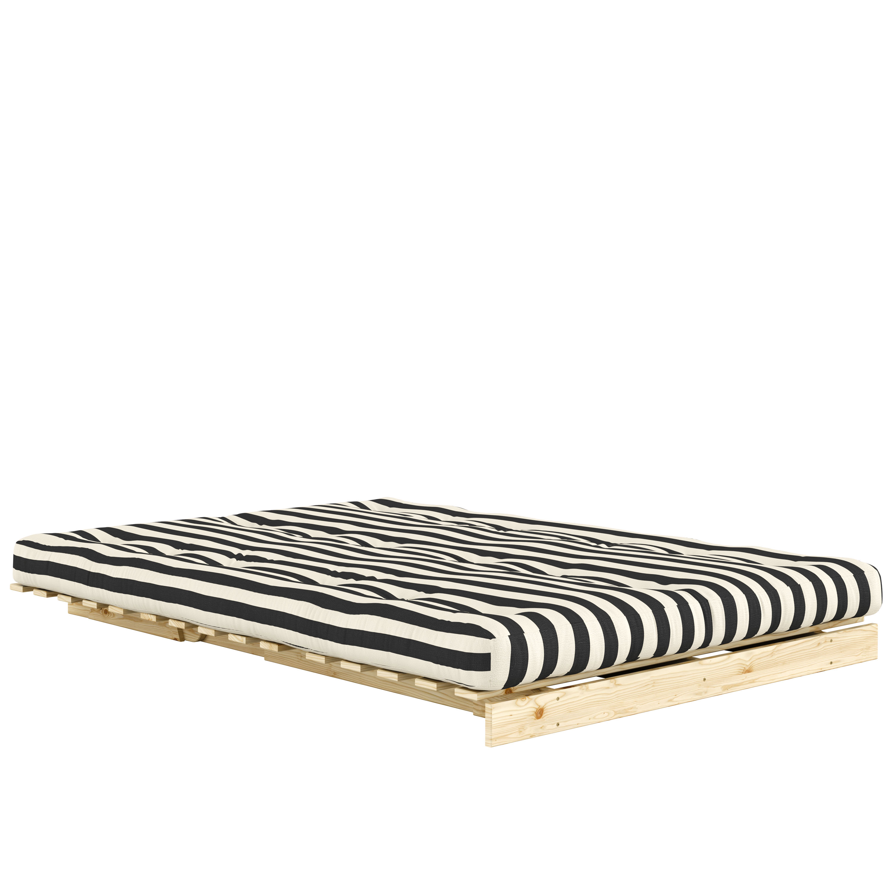 Karup Design Roots Bäddsoffa Natur/Black White 140cm