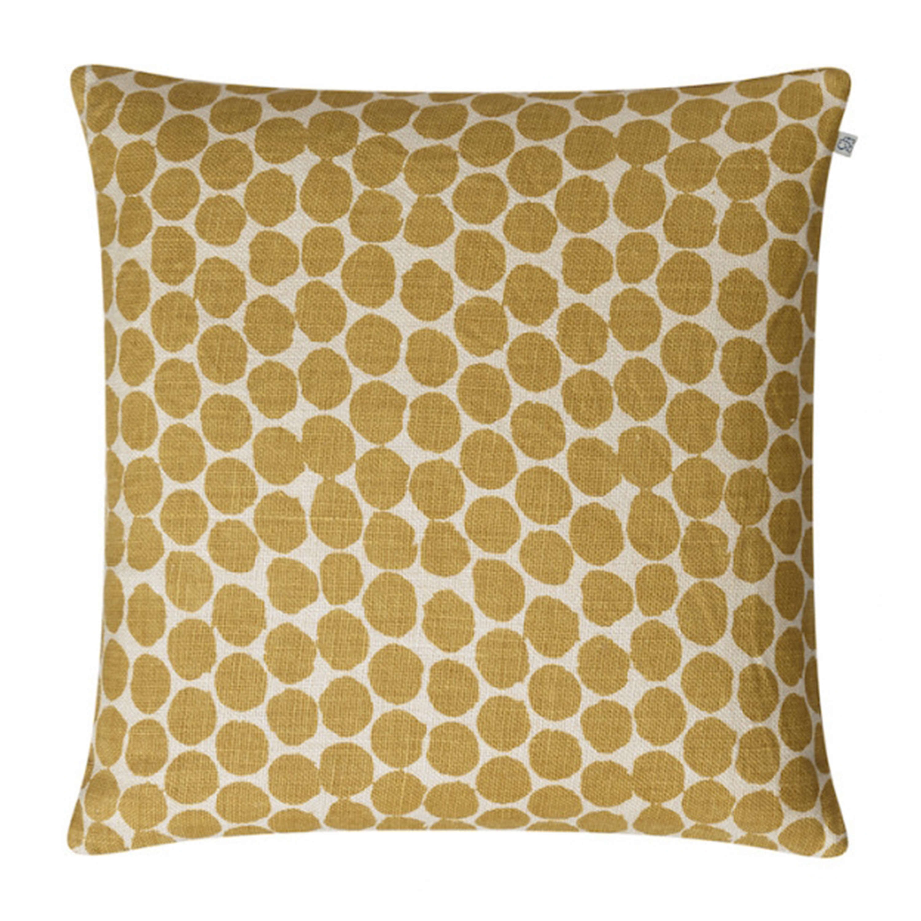 Dot Ari Linen Kuddfodral Spicy Yellow 50x50