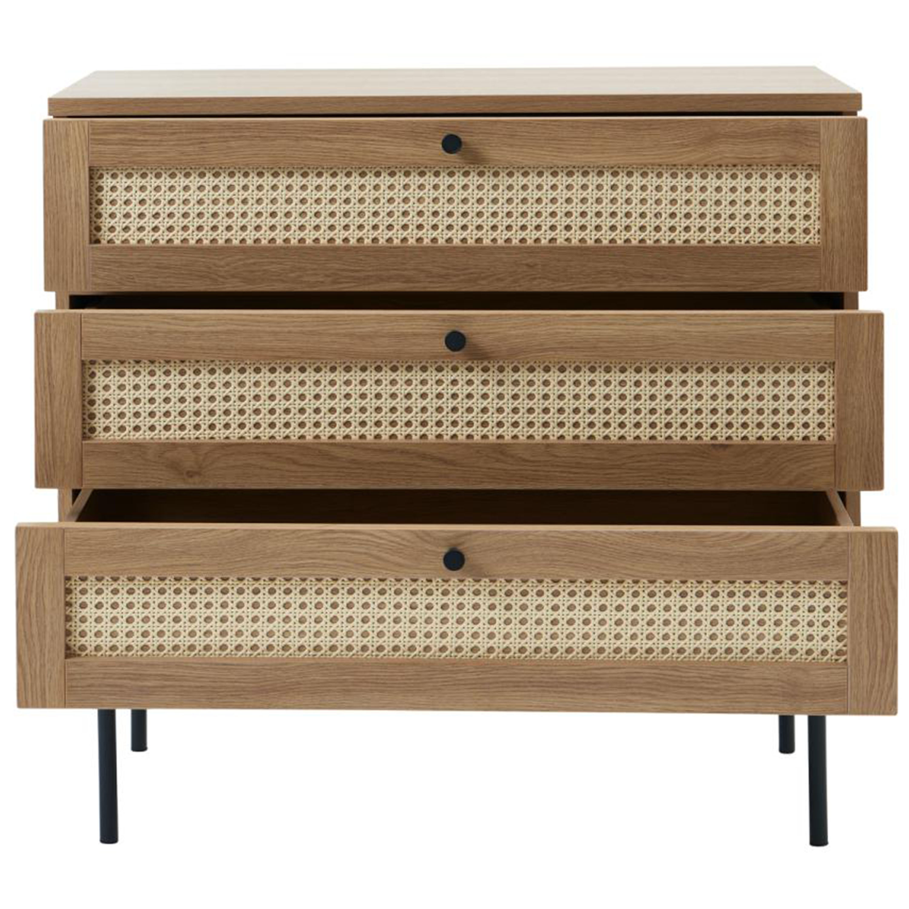 Nordic Home Elin Kommode Eiche 80cm