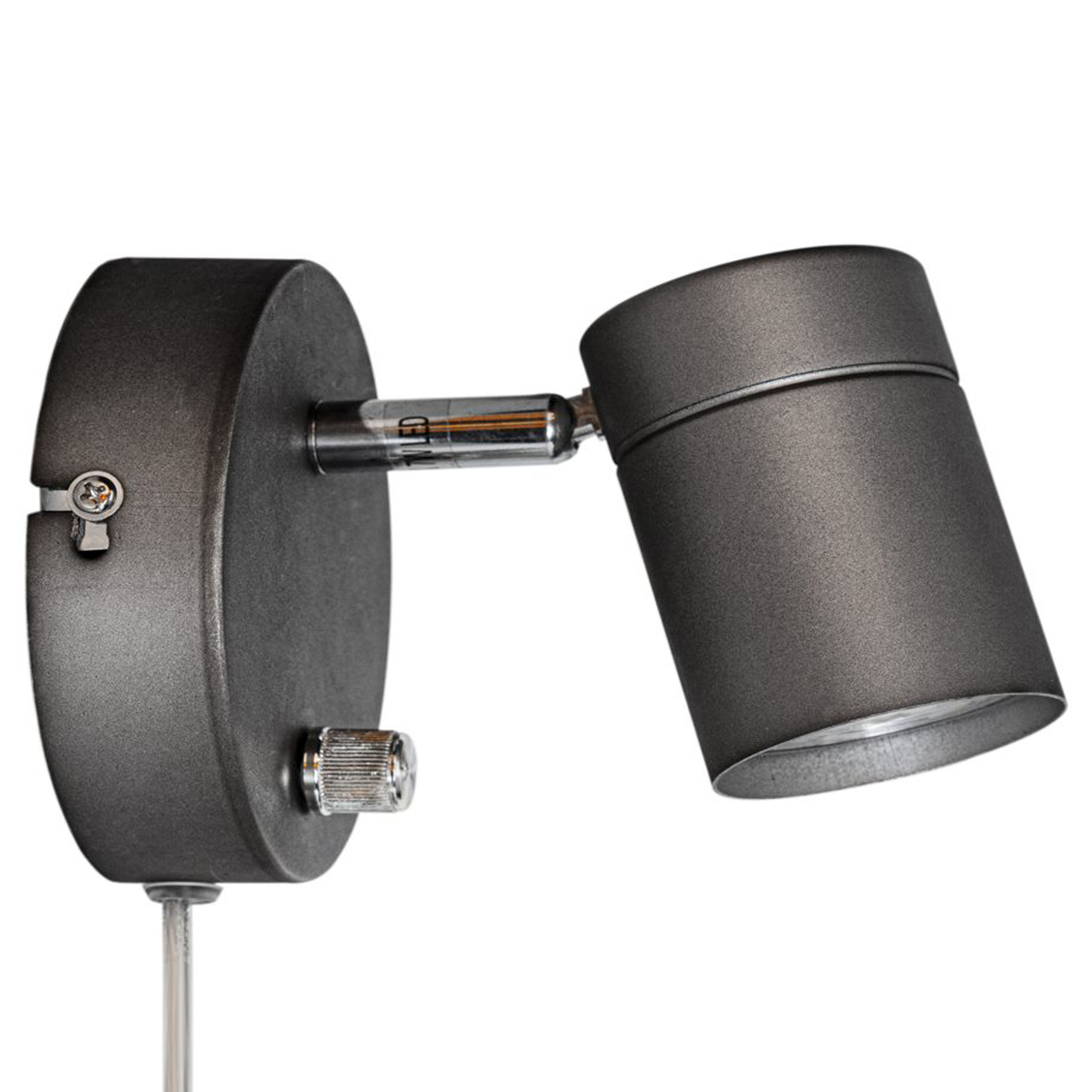 Correct Vägglampa Stålgrå 13cm