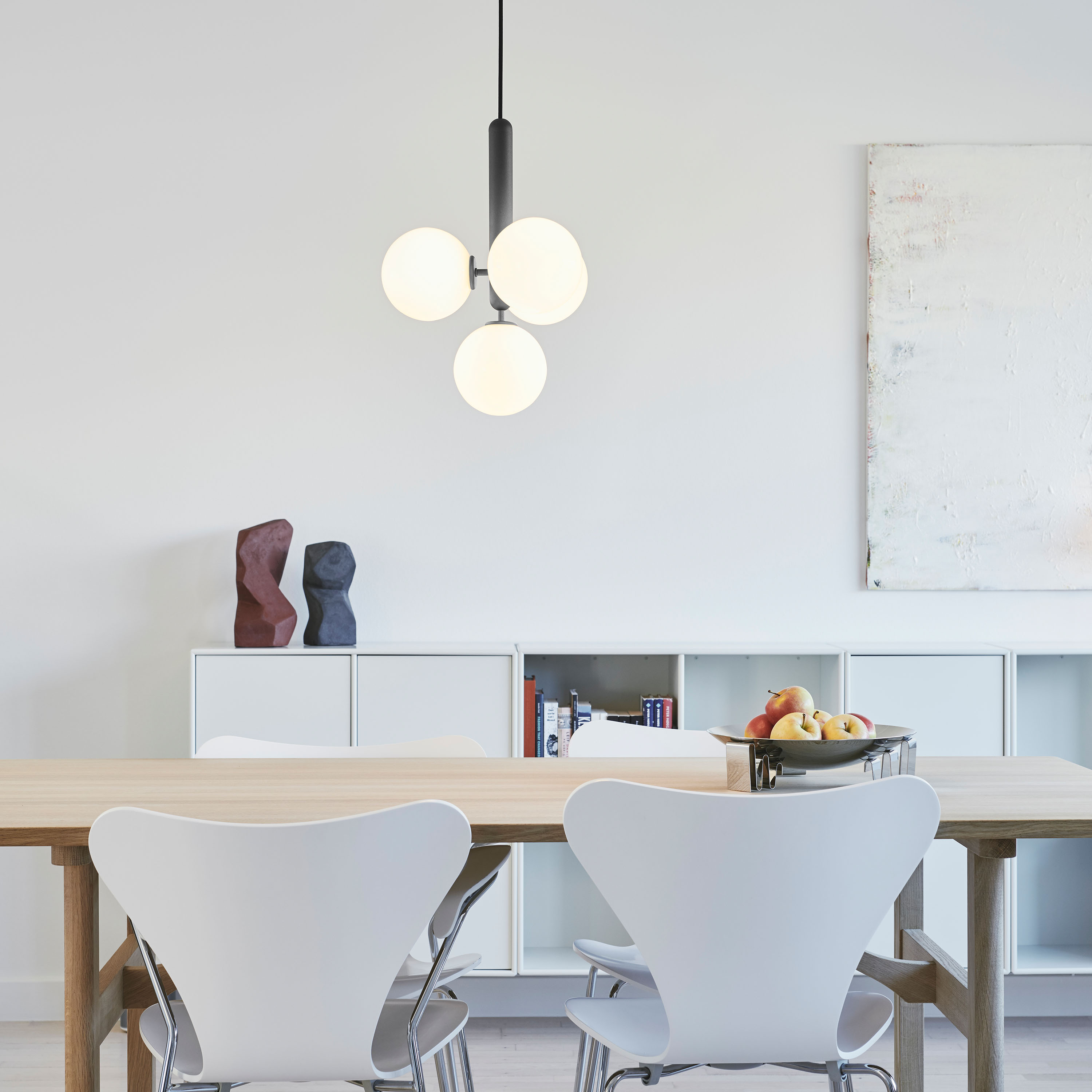 Nuura Miira 4 Taklampa Rock Grey/Opal Ø38