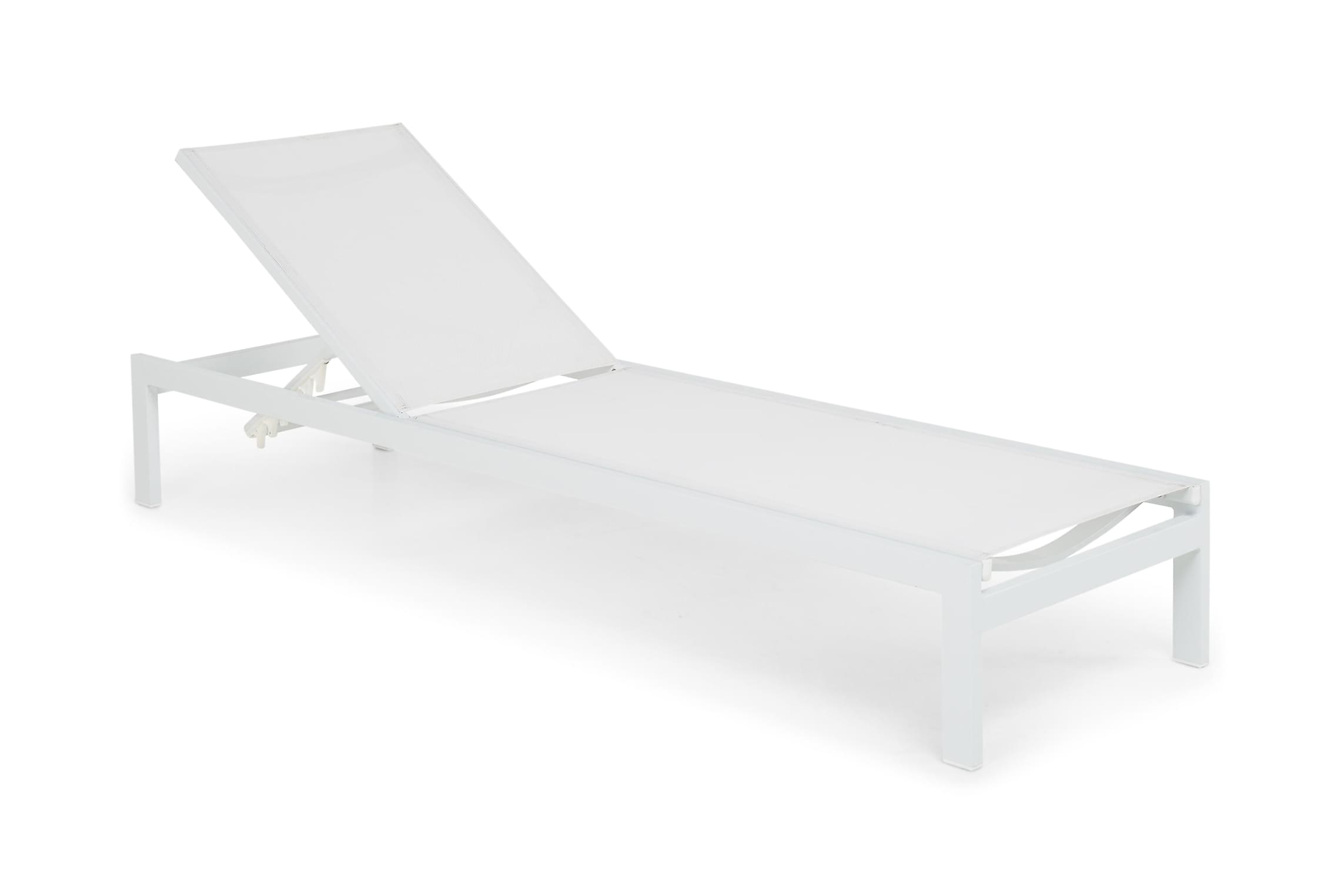 2-pack Nordic Outdoor - Dublin Solsäng Vit