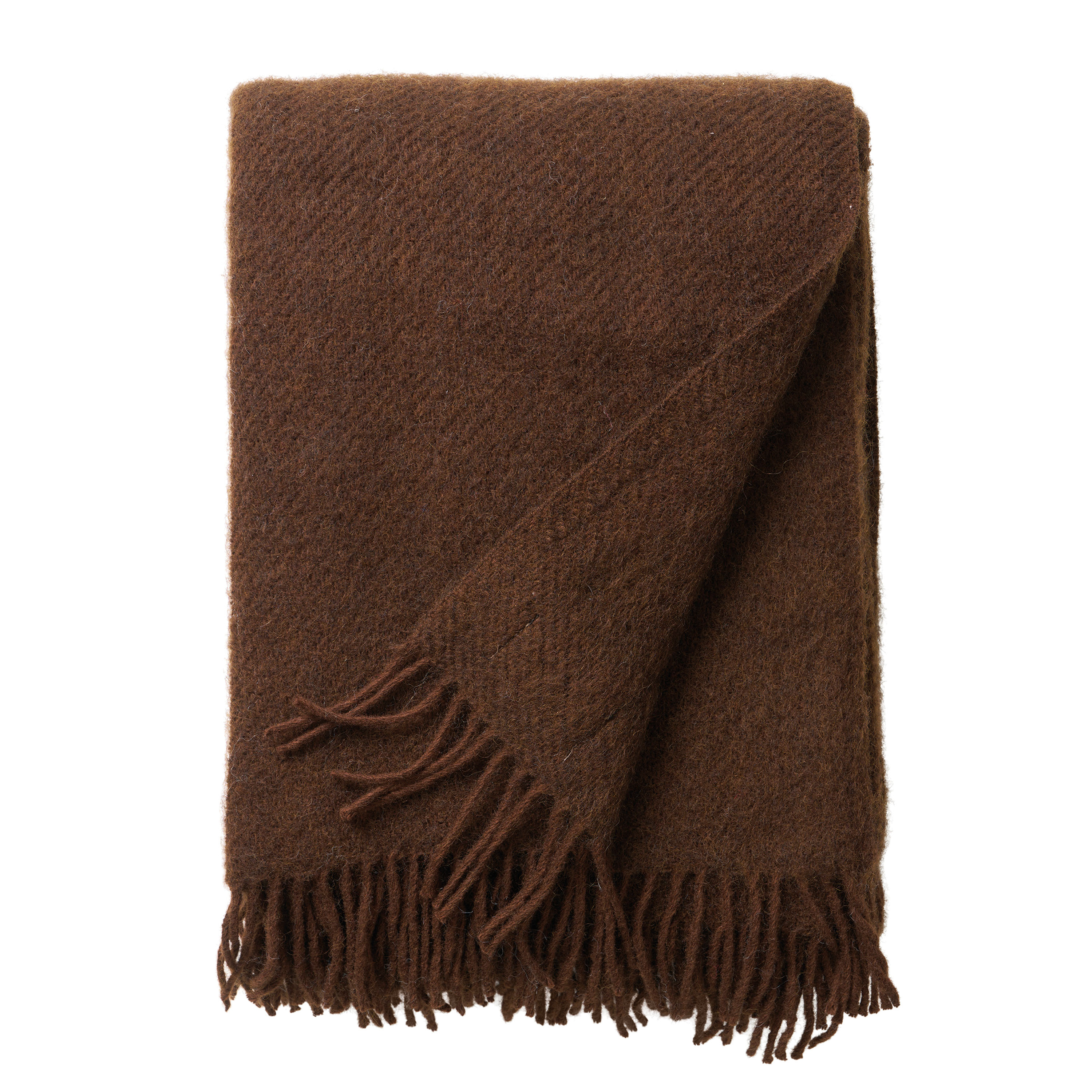 Gotland Wollplaid Walnut