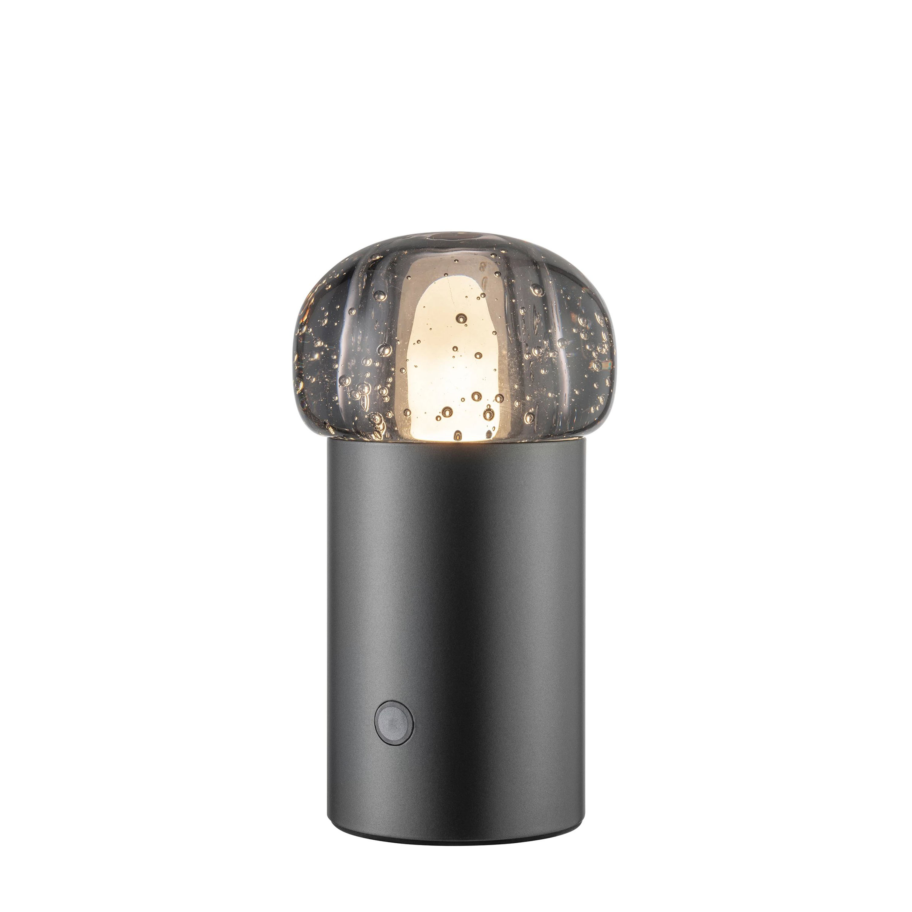 Blomus Iris Portabel Bordlampe Gun Metal 18cm