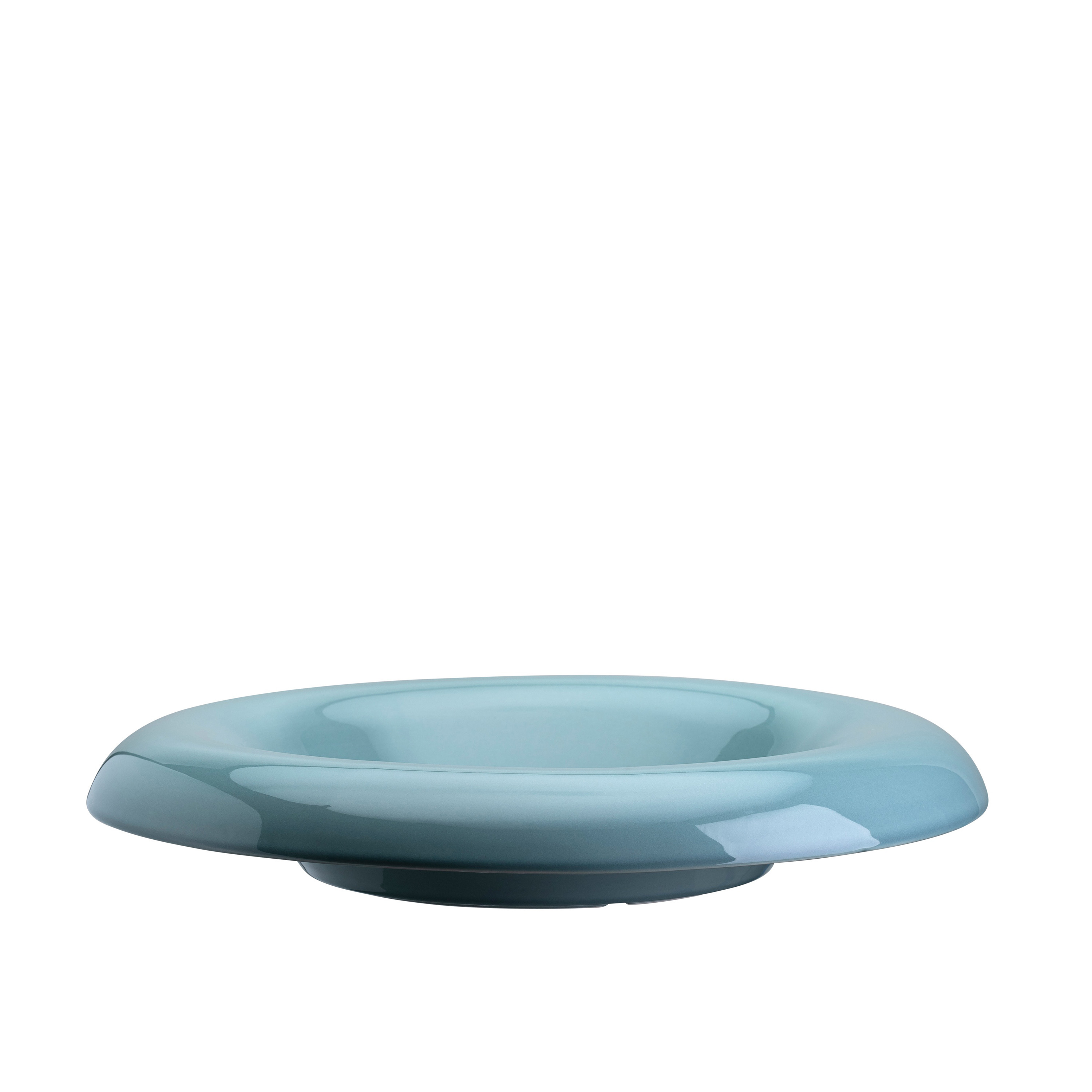 Lily Fat Glazed Misty Blue Ø21