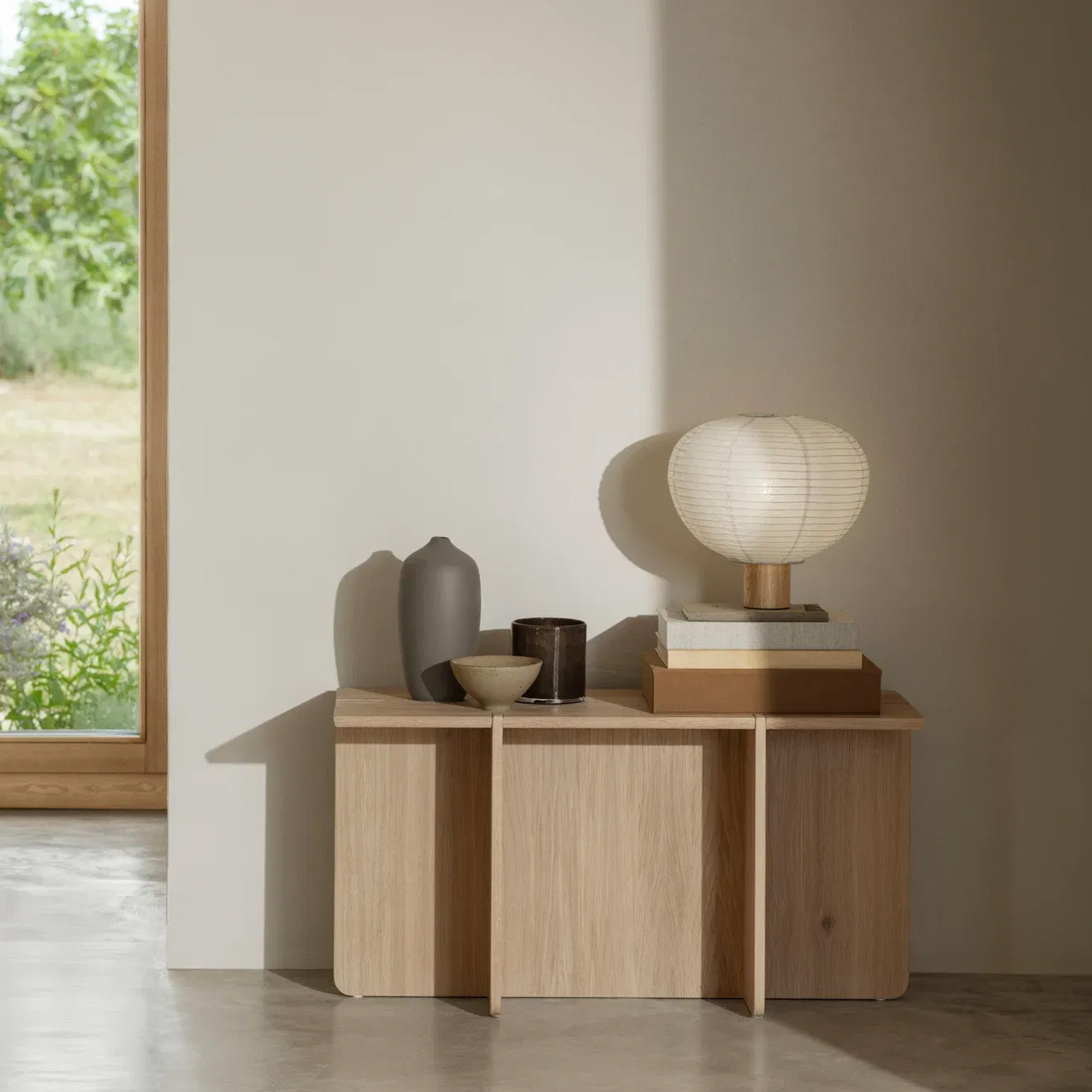 Blomus Kami Bordlampe Oak 32cm