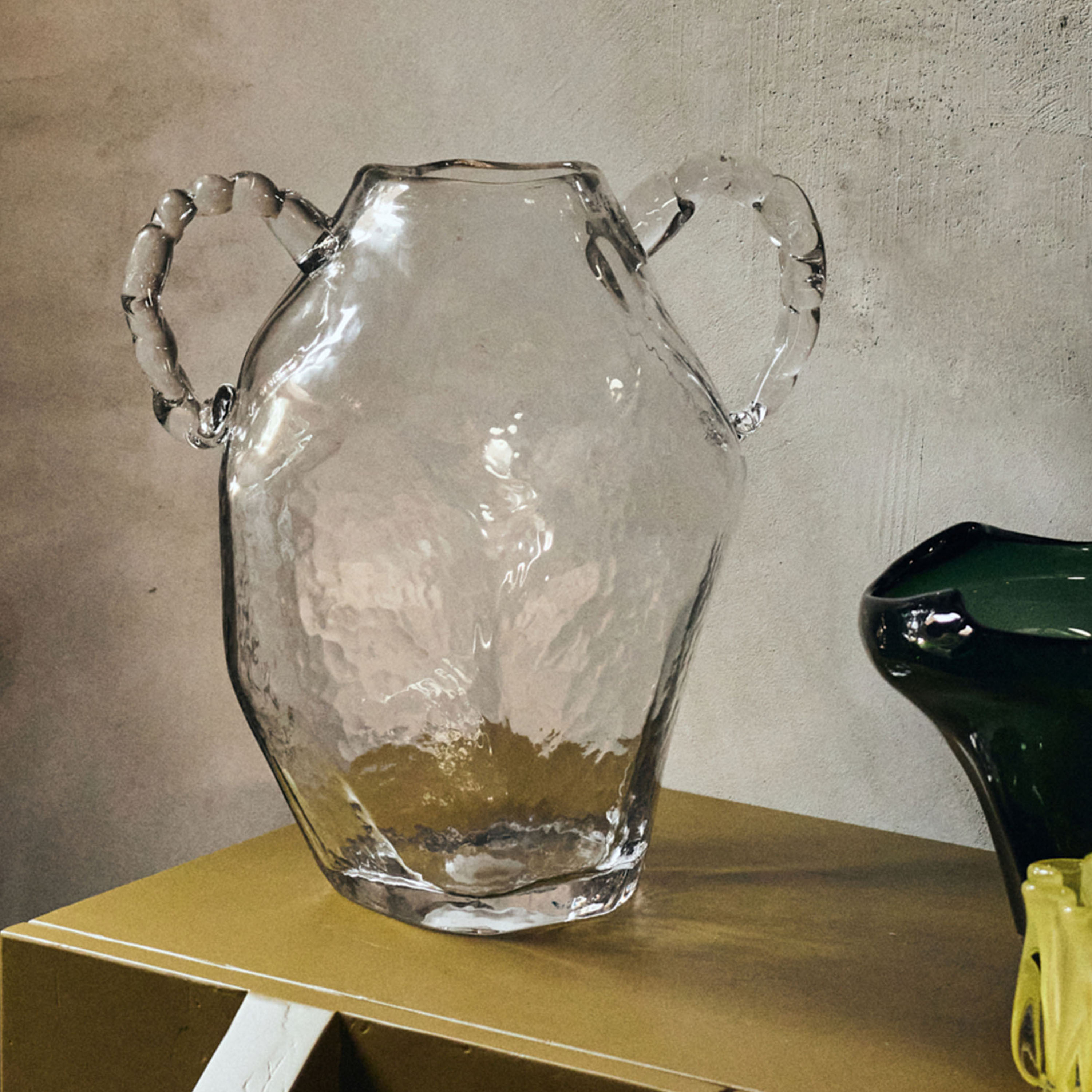 HKliving Gemstone Amfora Vas Crystal 40cm