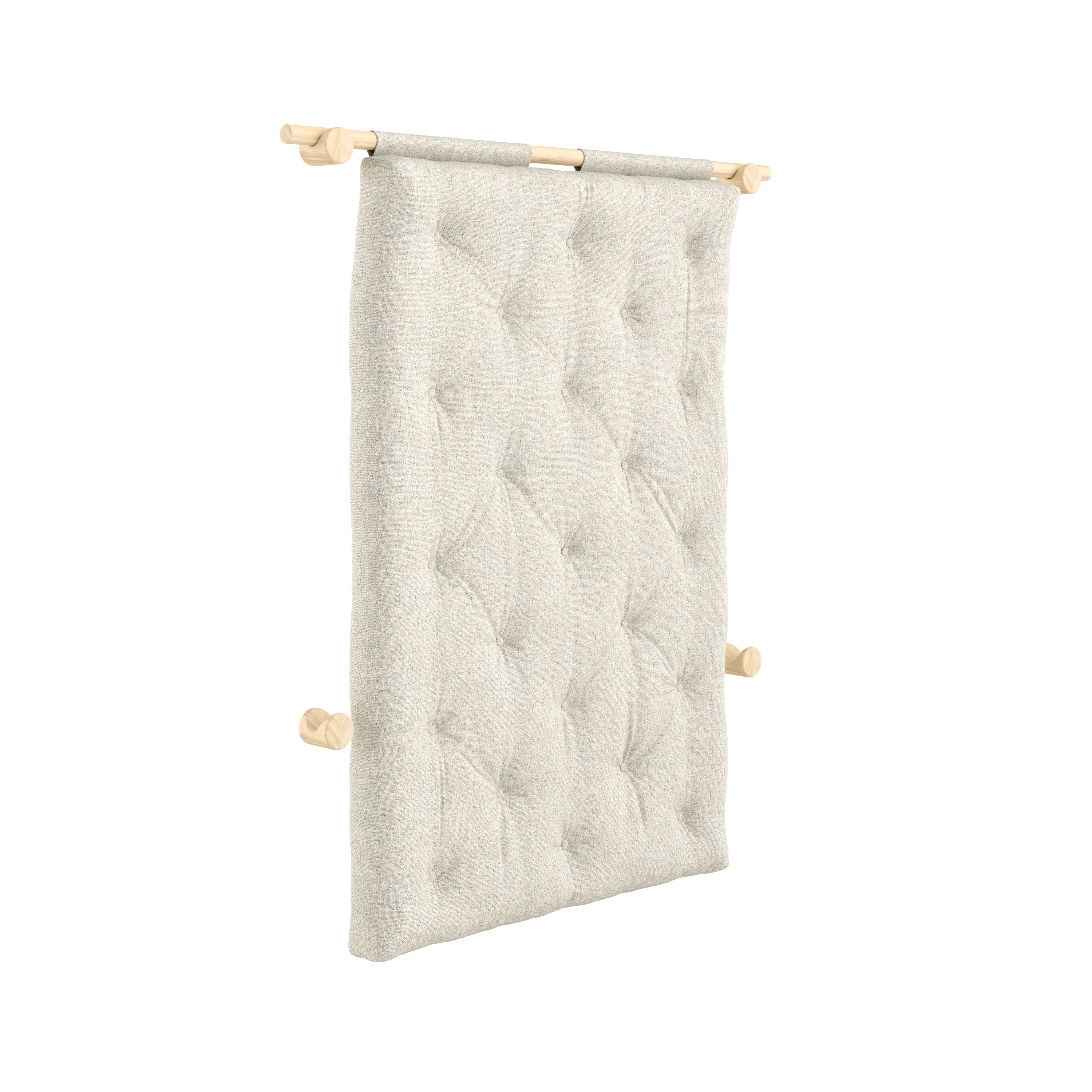 Karup Design Hooked Bäddsoffa Raw Soft Chalk 135x200