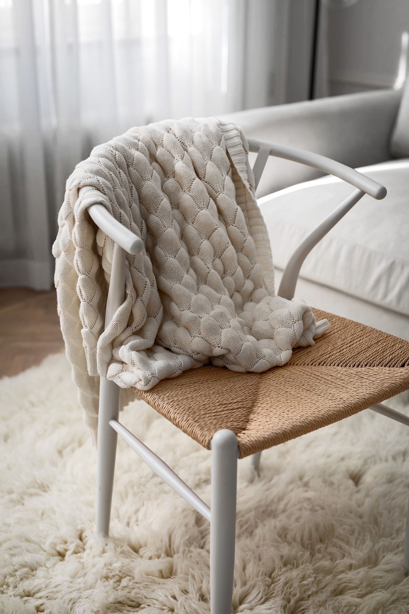 Classic Collection Gems Pläd White