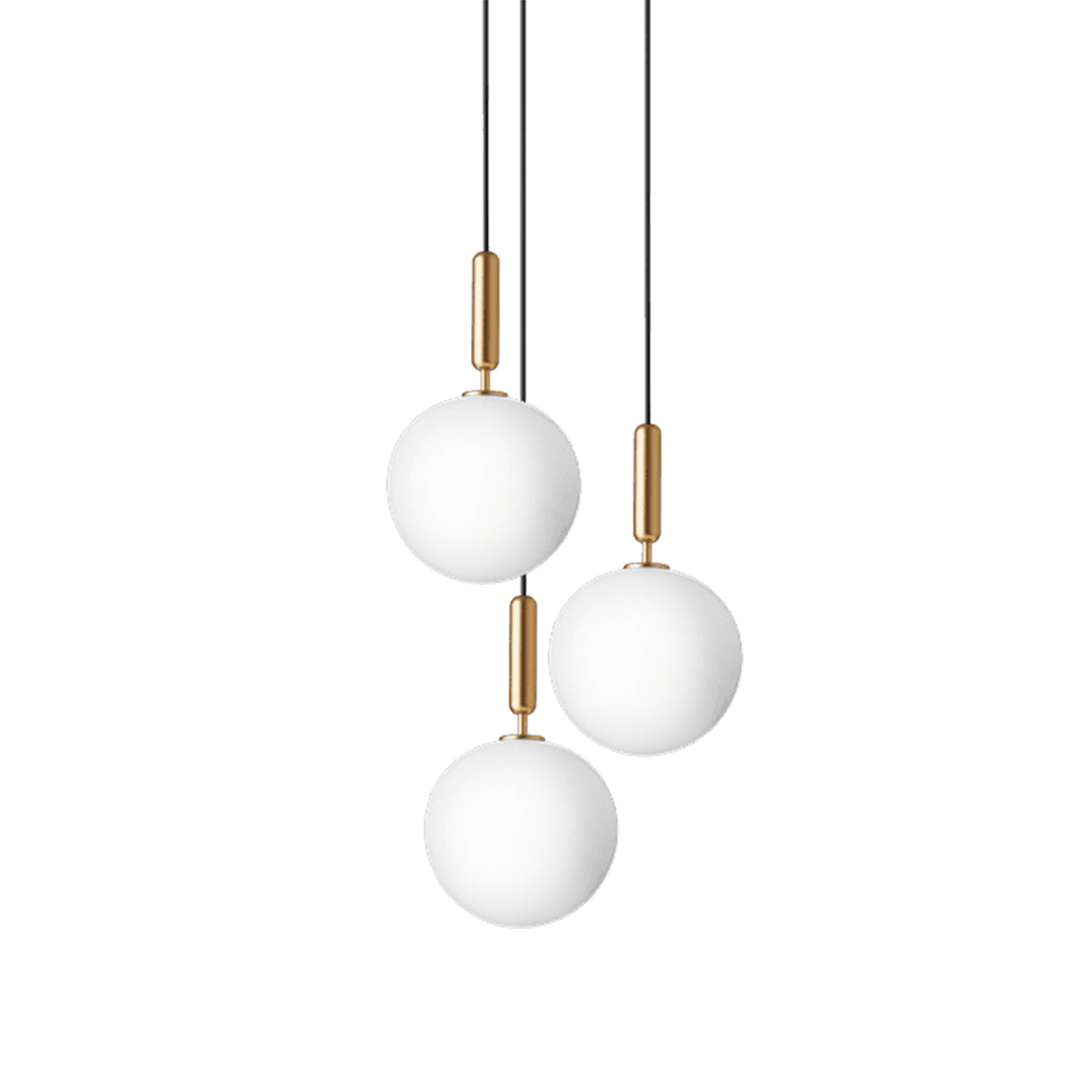 Miira 3 Taklampa Brass/Opal Ø37