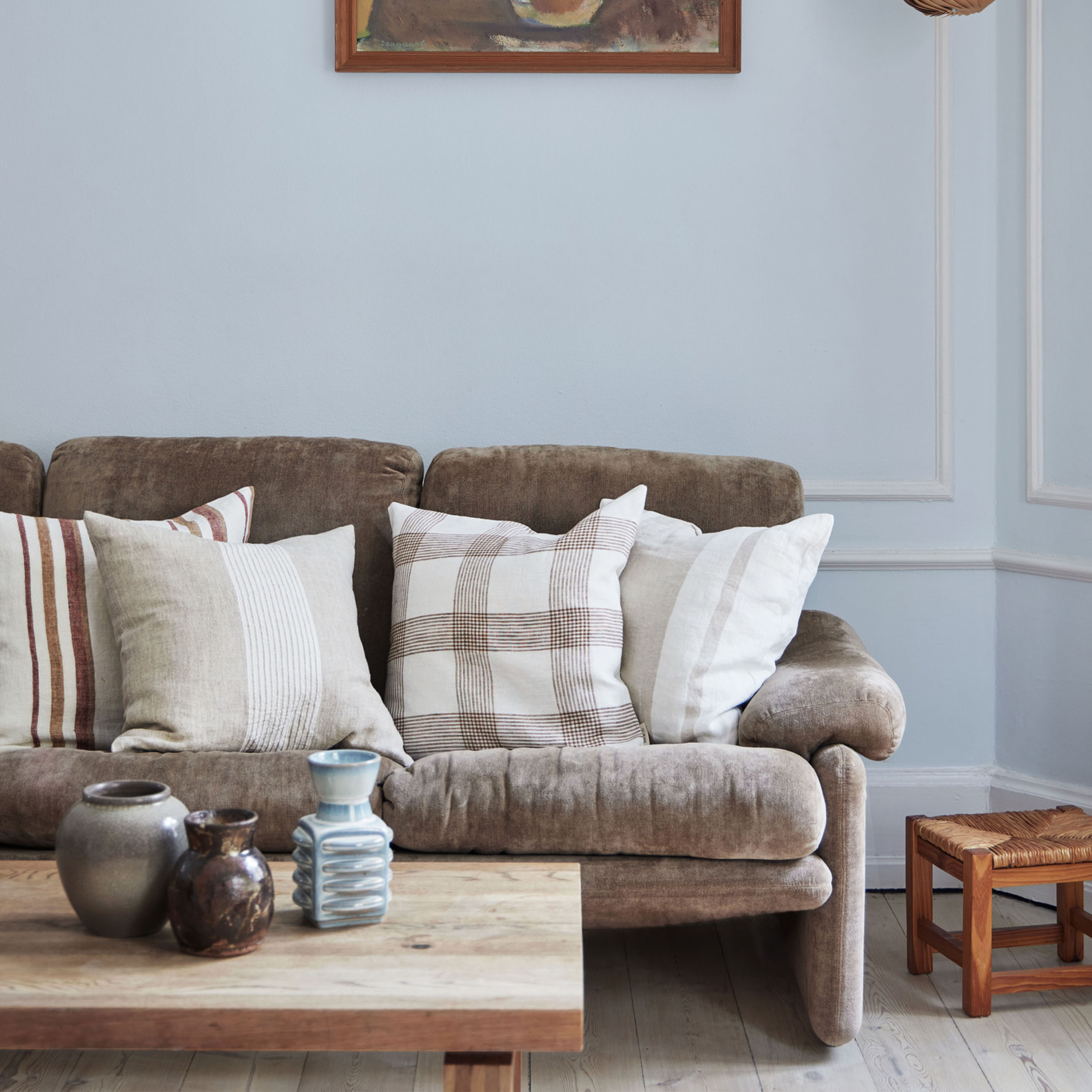 Tell me more Jules Kissenbezug Natural Stripe 50x50