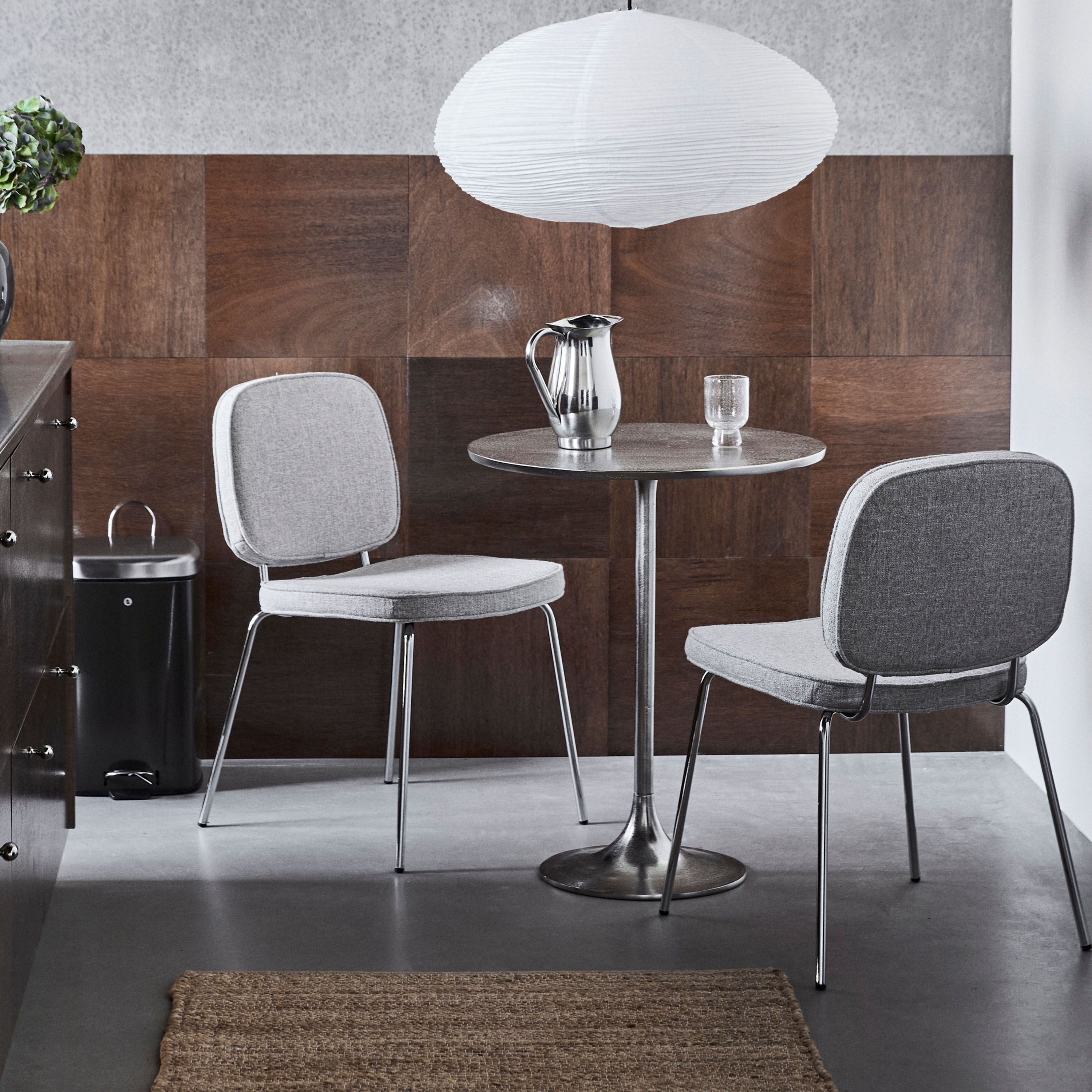 Carma Esszimmerstuhl Sand Chrome 2er-Set