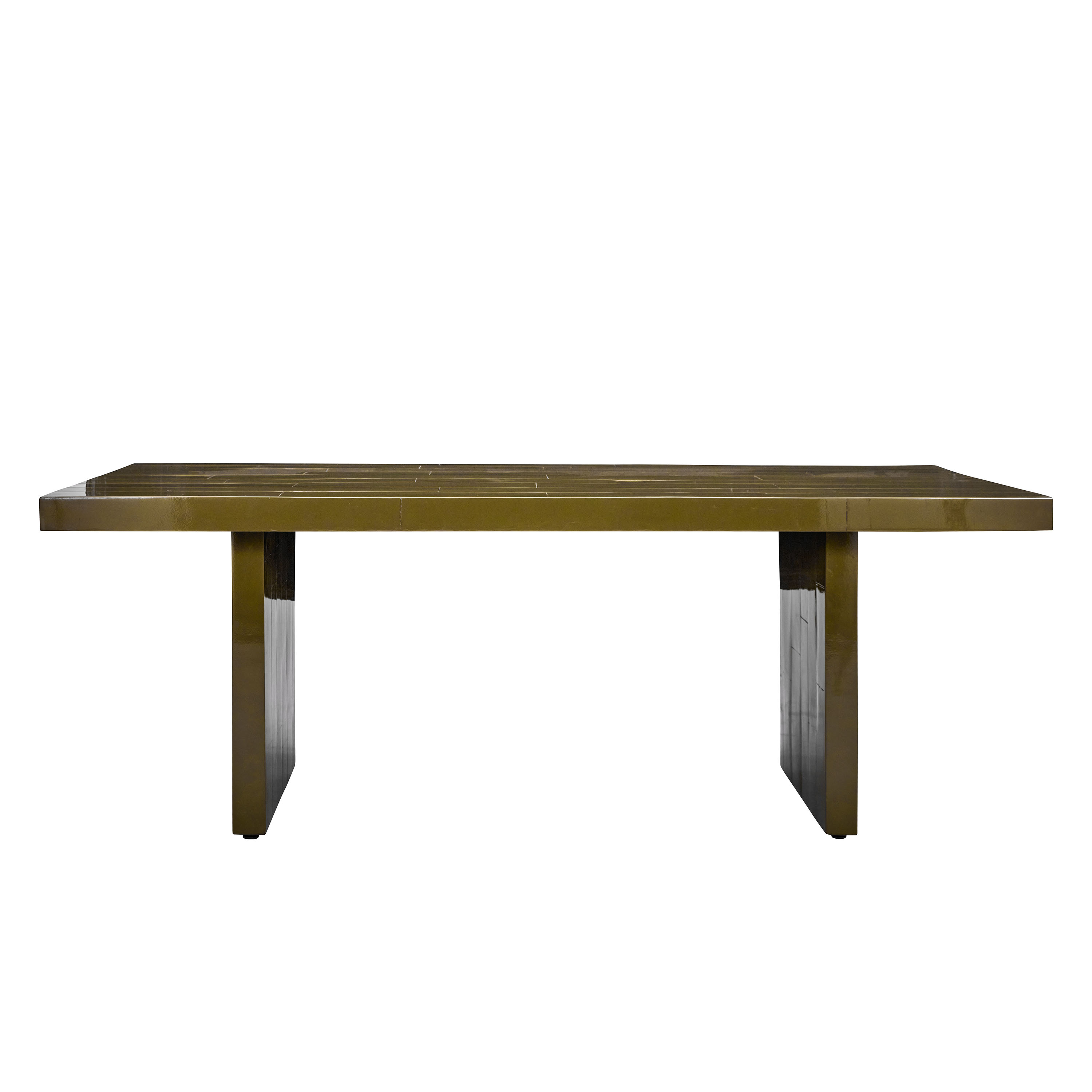 Brick Matbord Green 200x90