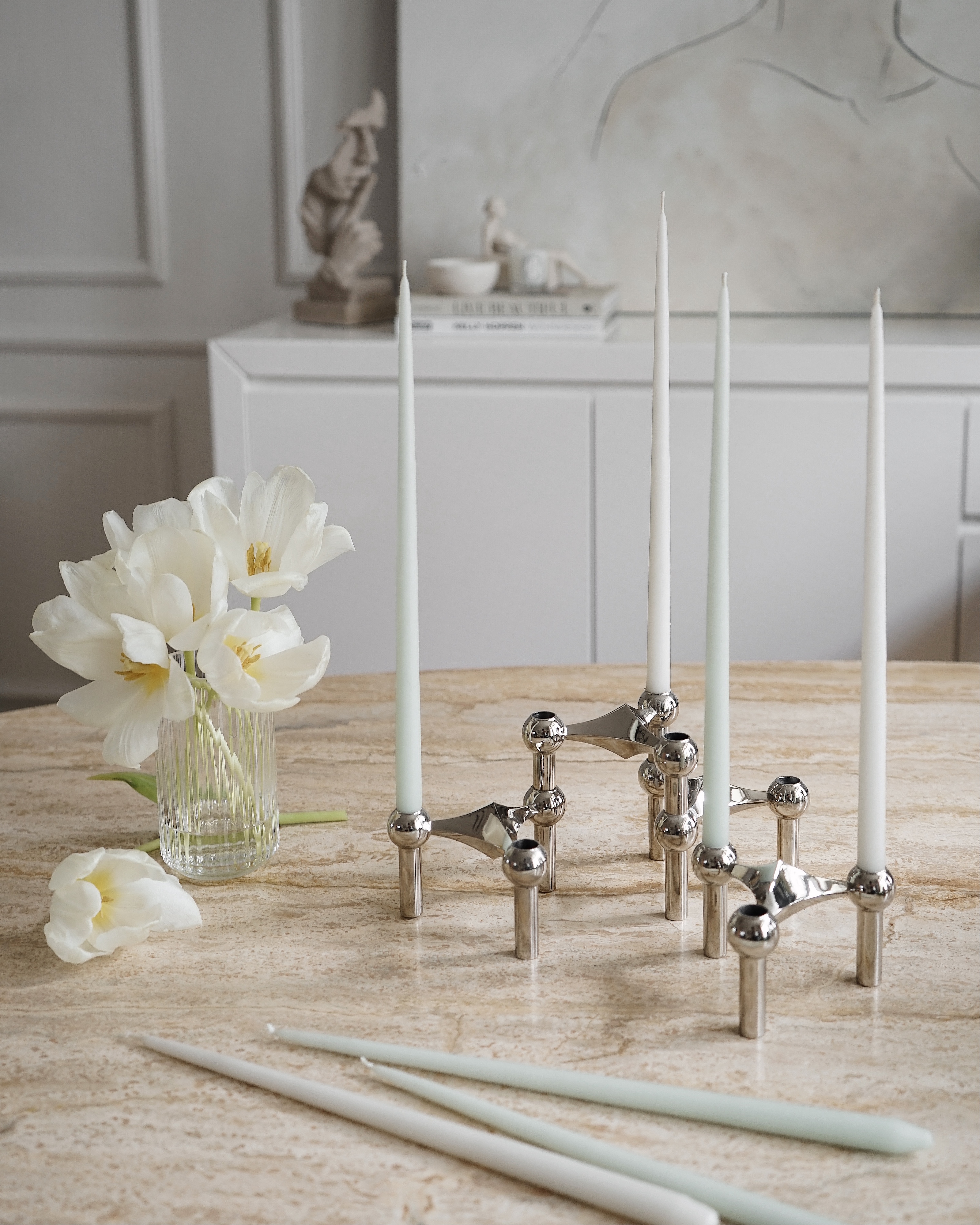 Stoff STOFF Nagel Ljusstake Chrome