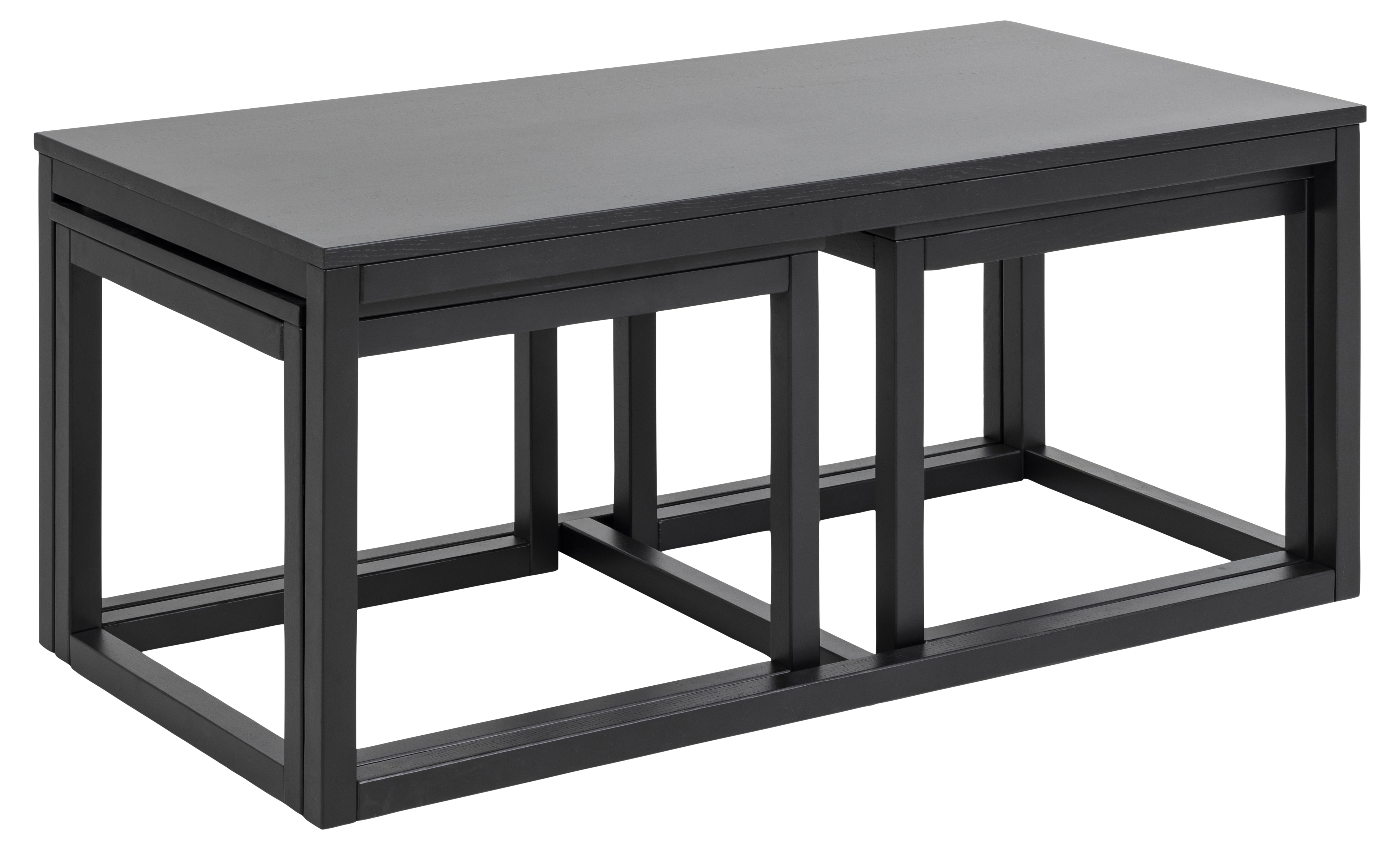 Nordic Home - Elsie Couchtisch Schwarz - Weiß