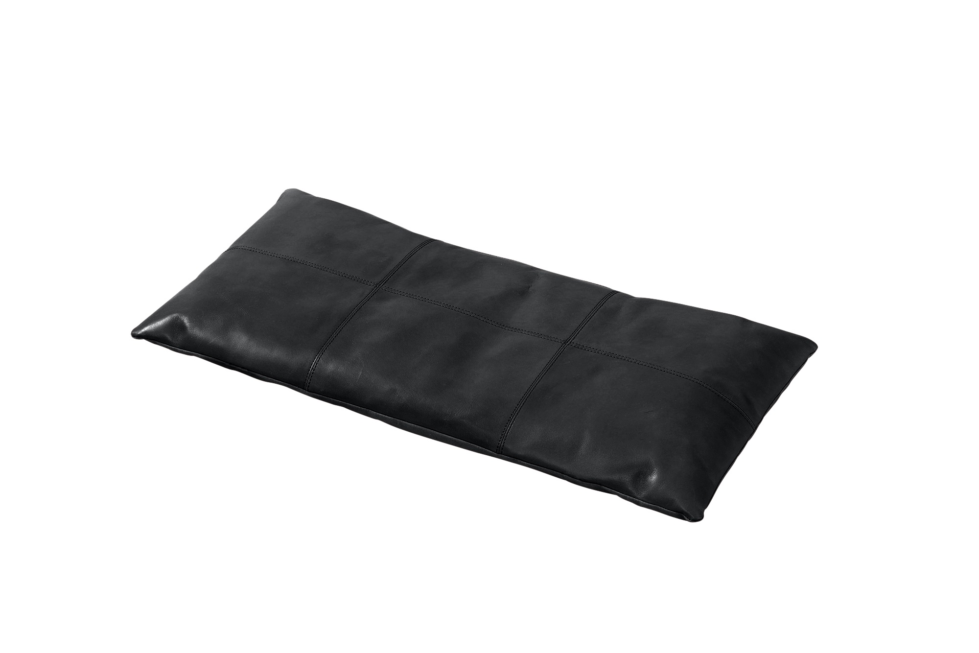 Cinas - Sittsdyna Bänk Läder Svart 73x35cm