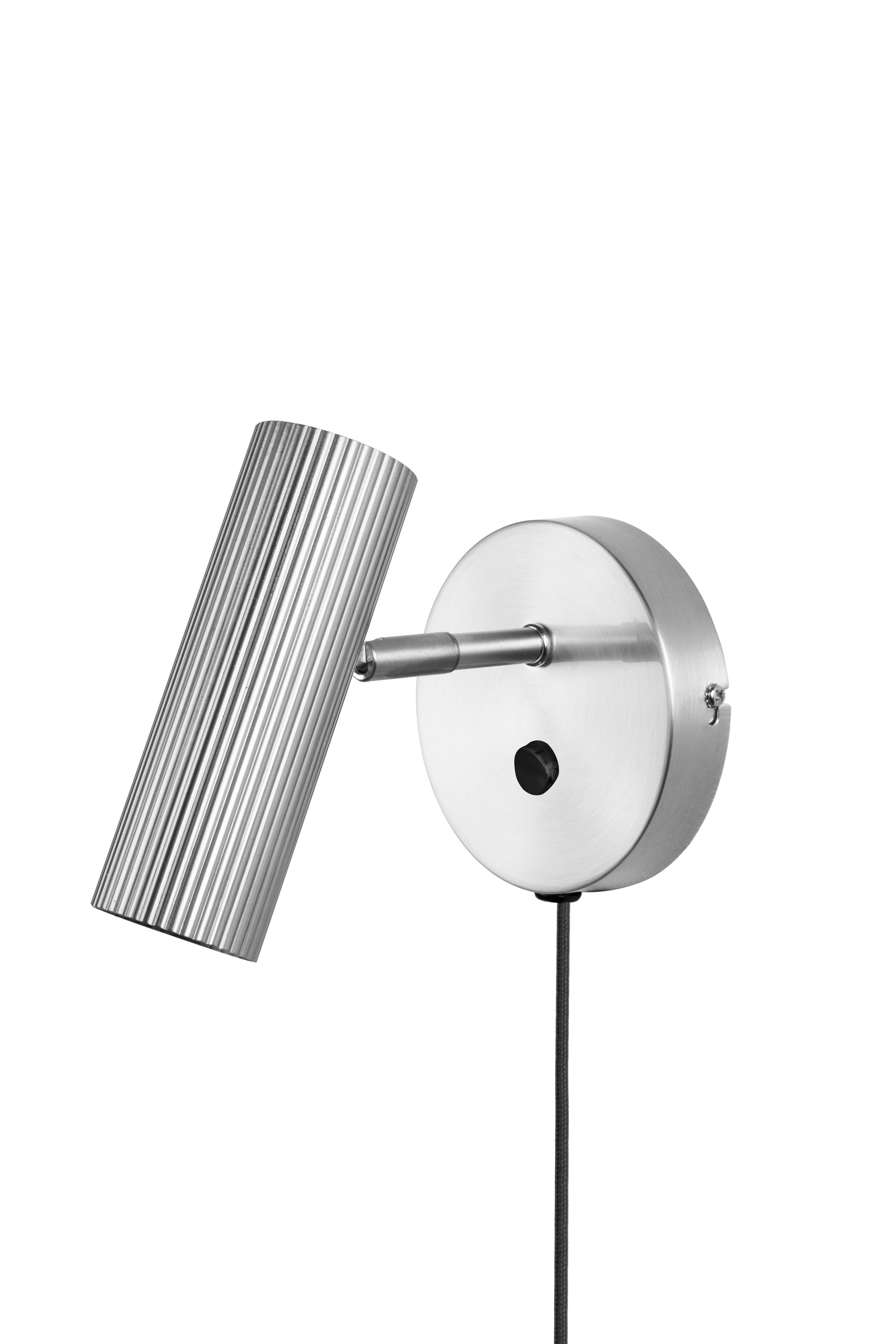 Hubble Vägglampa Borstad Stål