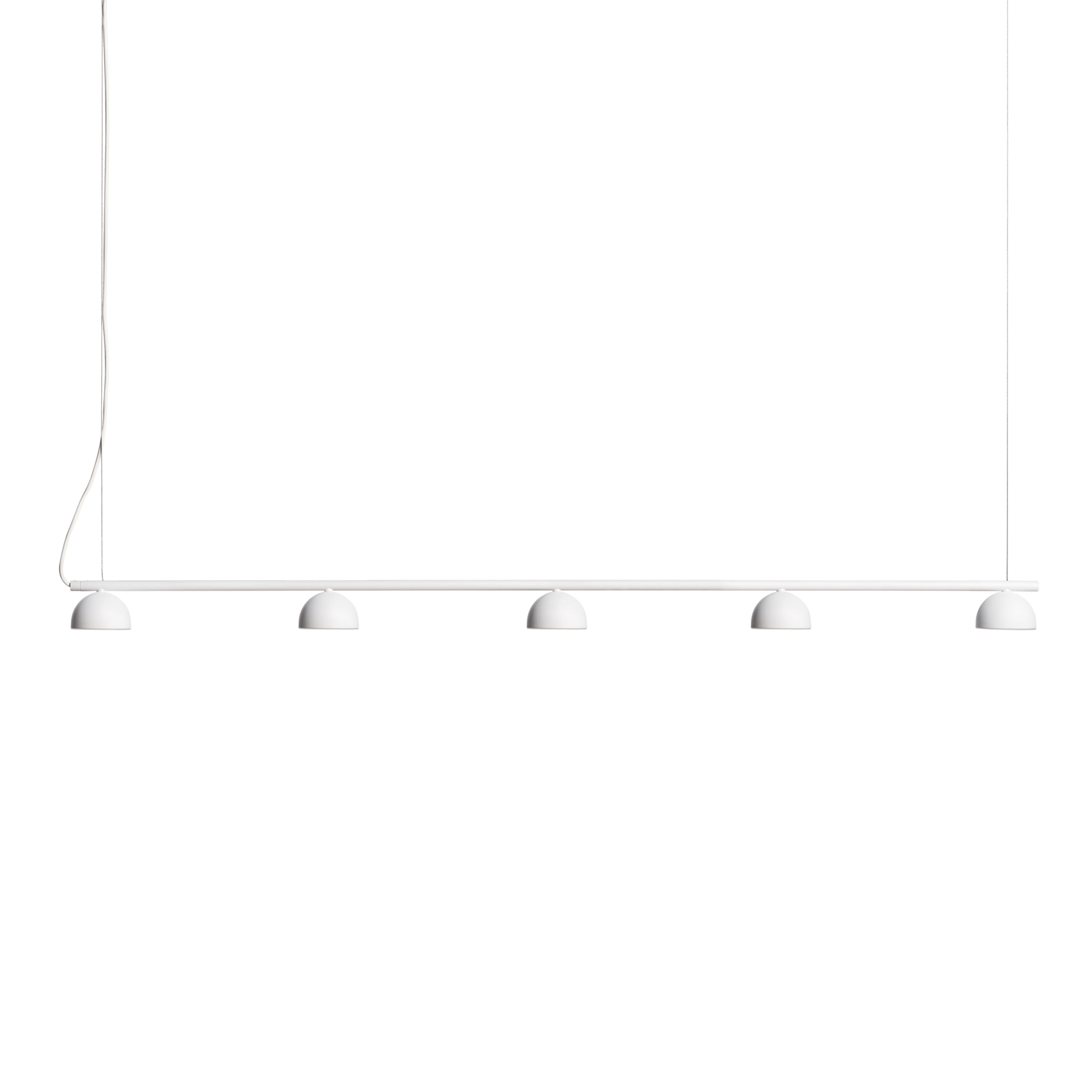 Northern - Blush Rail 5 Taklampa White Matt - Vit