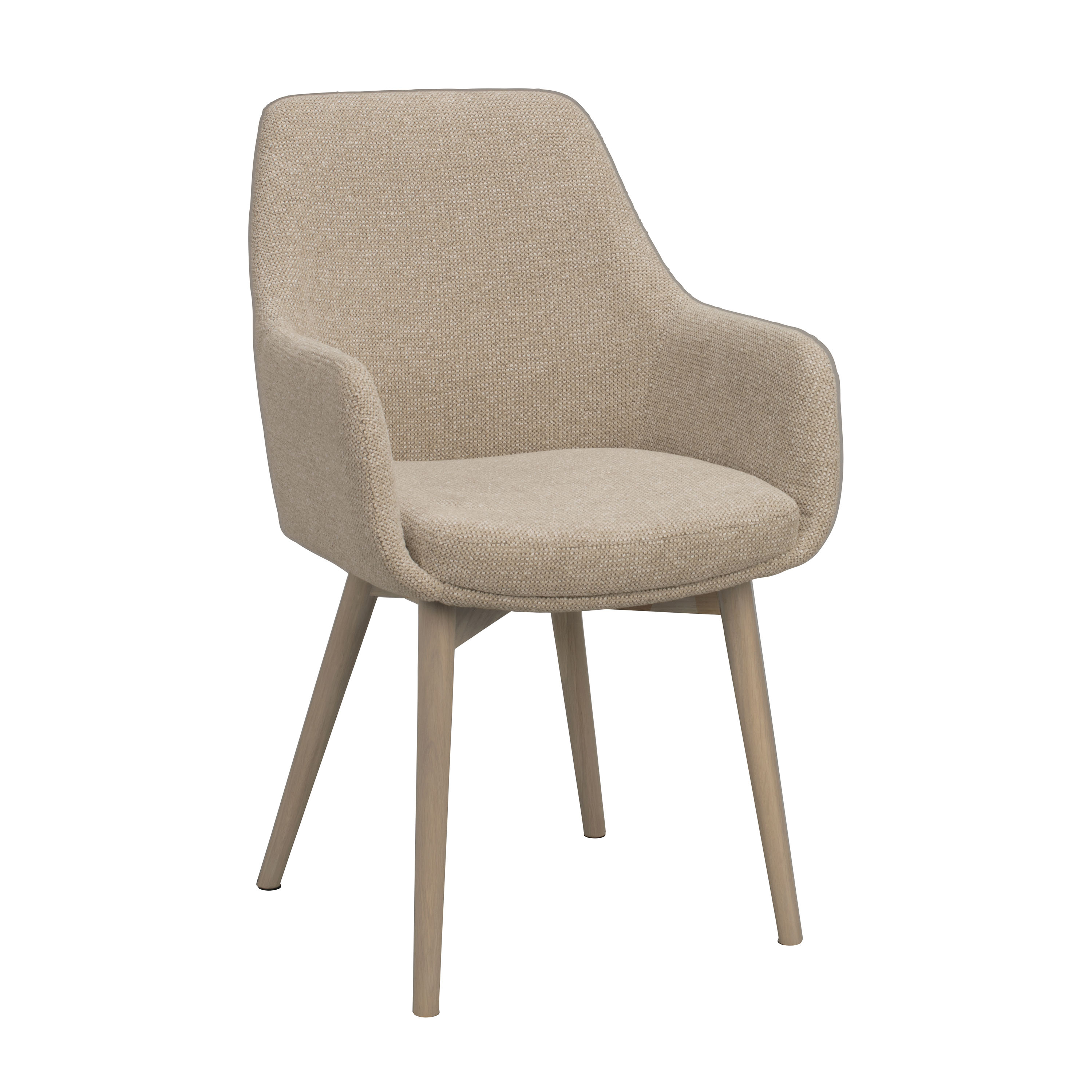 Rowico Home Denley Karmstol Ljusbeige/Vitpigmenterad