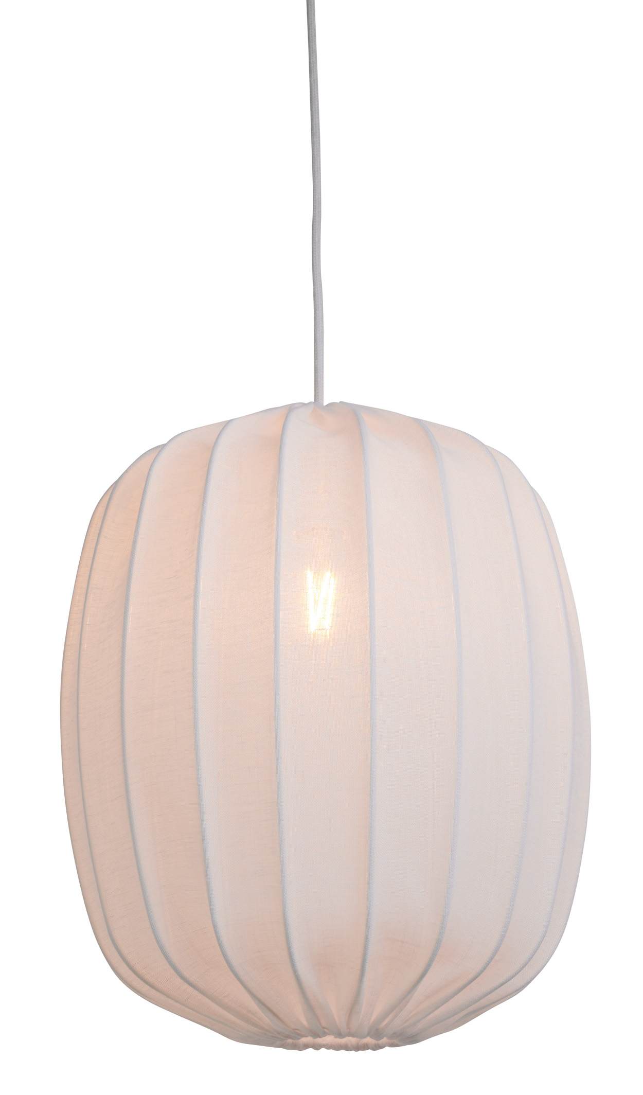 Watt &amp; Veke Prisma Taklampa Linen White Ø45