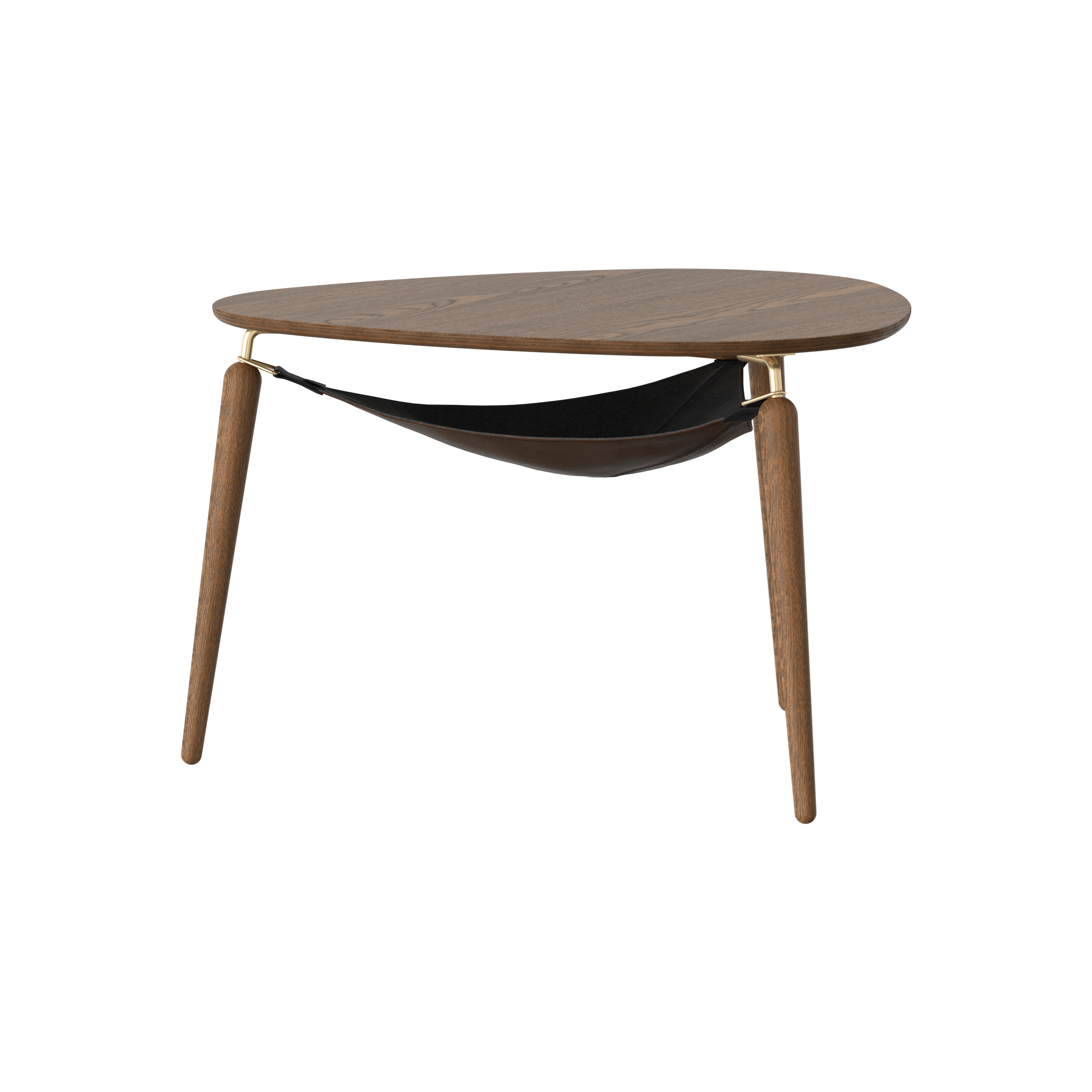 Umage - Hang Out Soffbord Dark Oak/Brass - Brun
