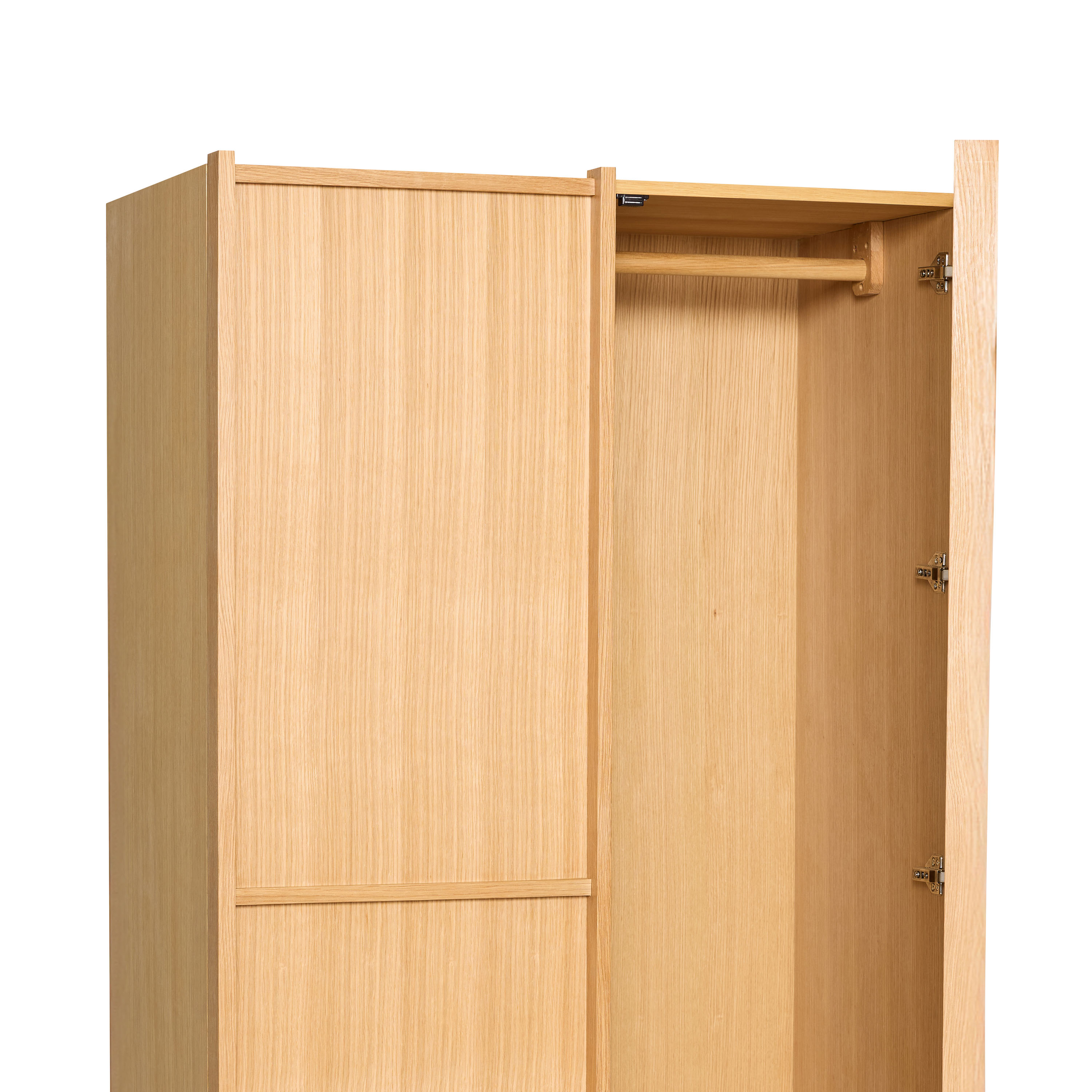 Hübsch Kura Garderobeskap Large Natural 181x100