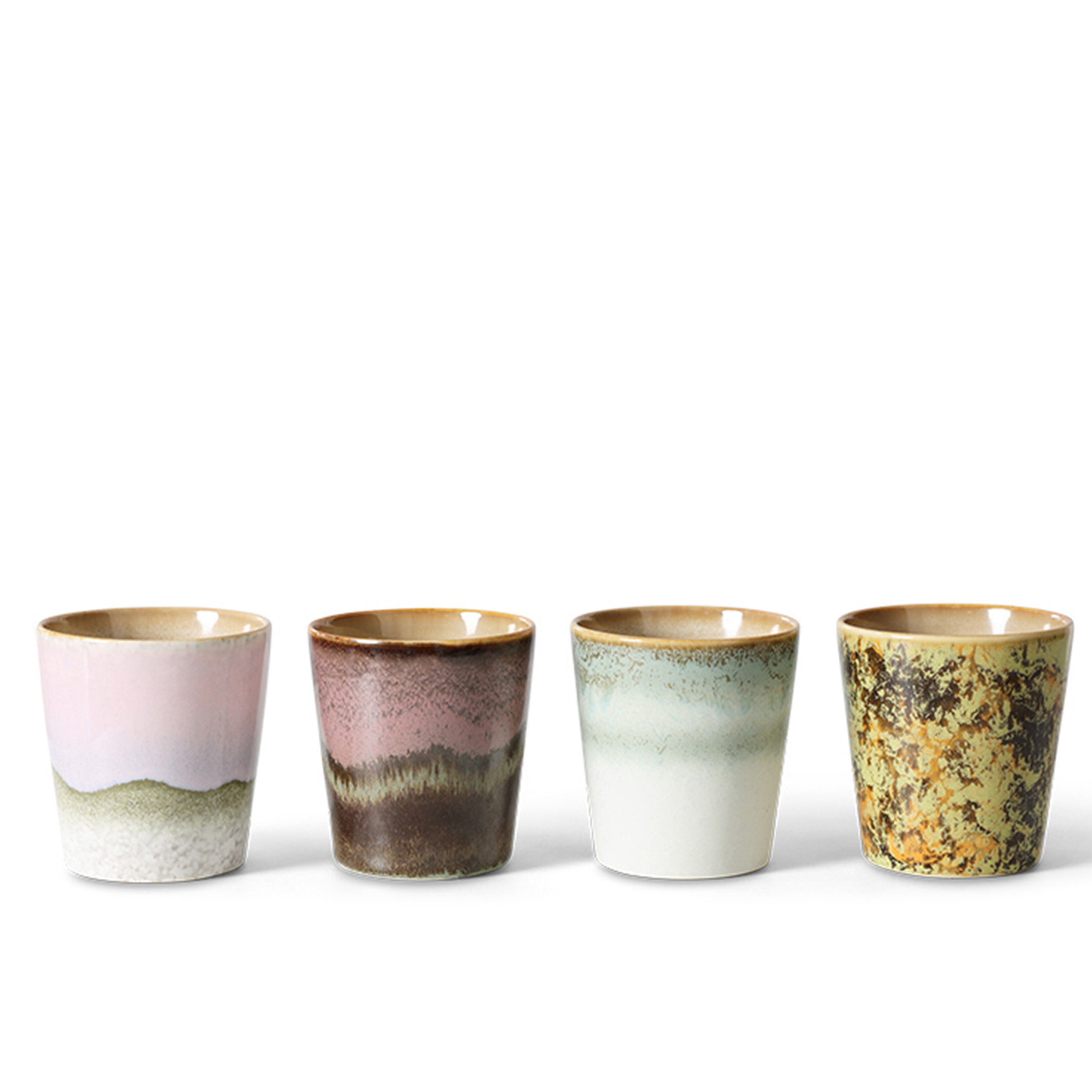 70s Ceramics Kaffekopp Serendipity 4-pack
