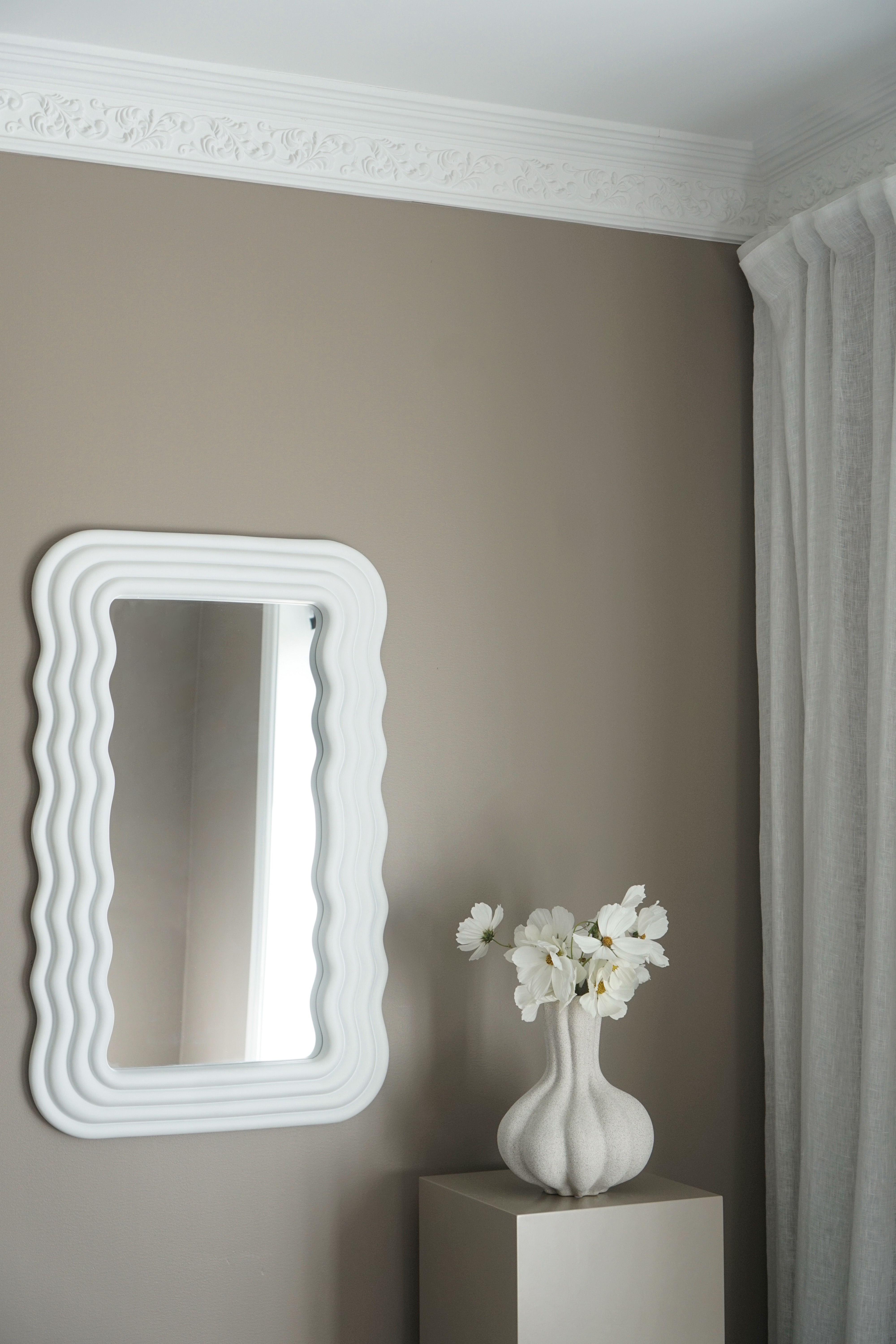 Sleepo Collection Dahlia Vas White Melange 30cm