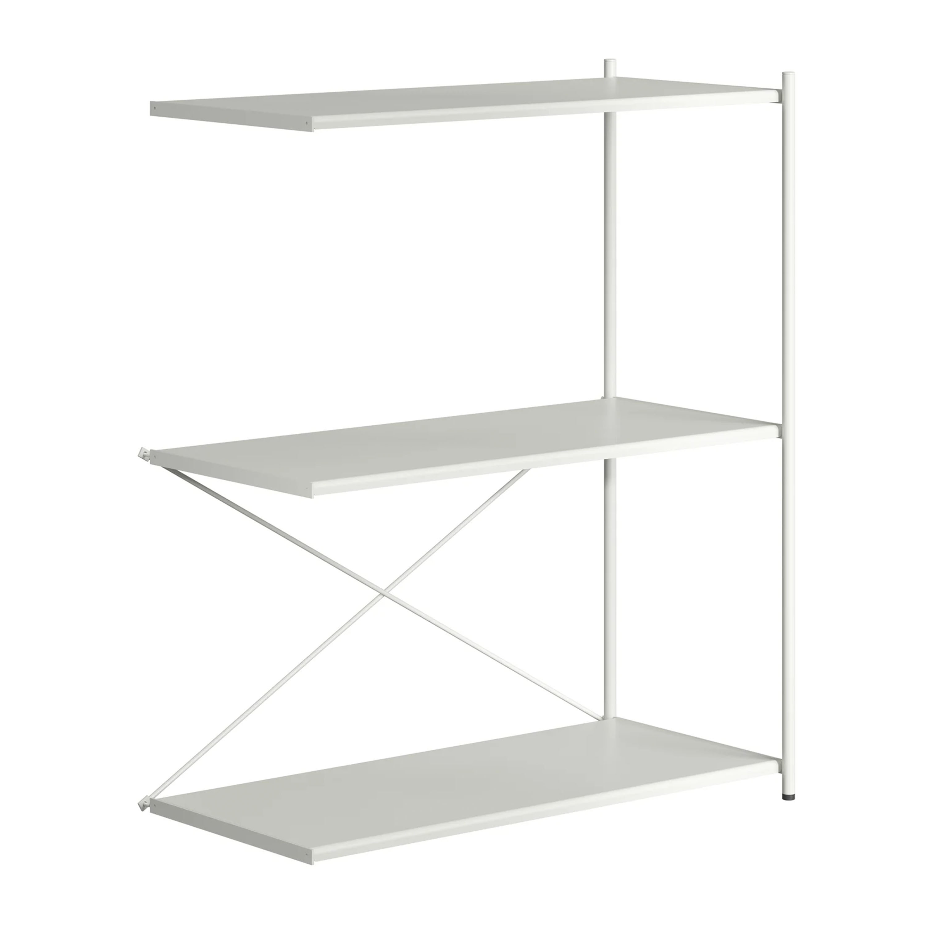 Novoform Arturo 3-Tier Påbyggnadsdel Light Grey 74x91
