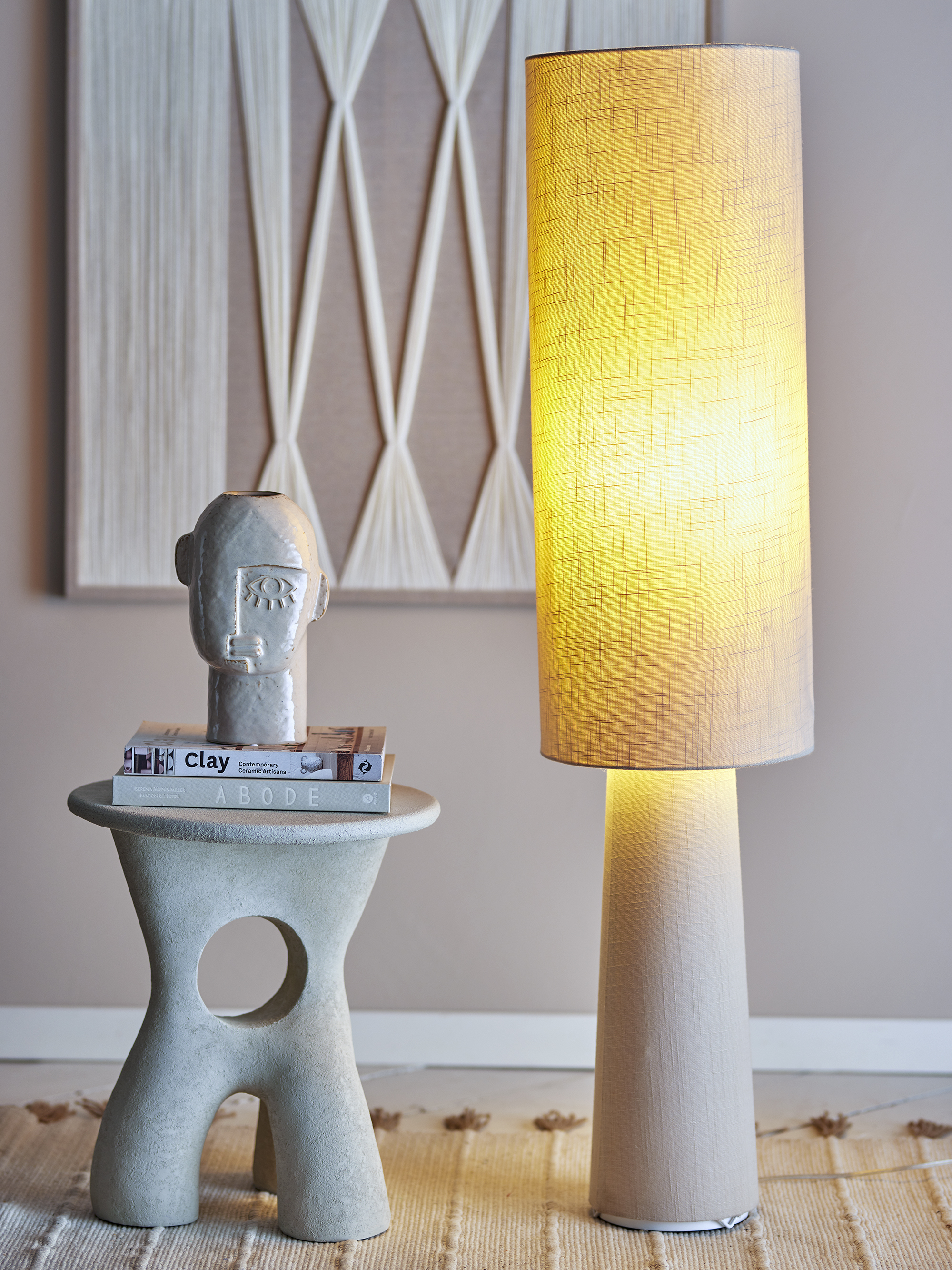 Bloomingville Emmie Golvlampa Nature 120cm