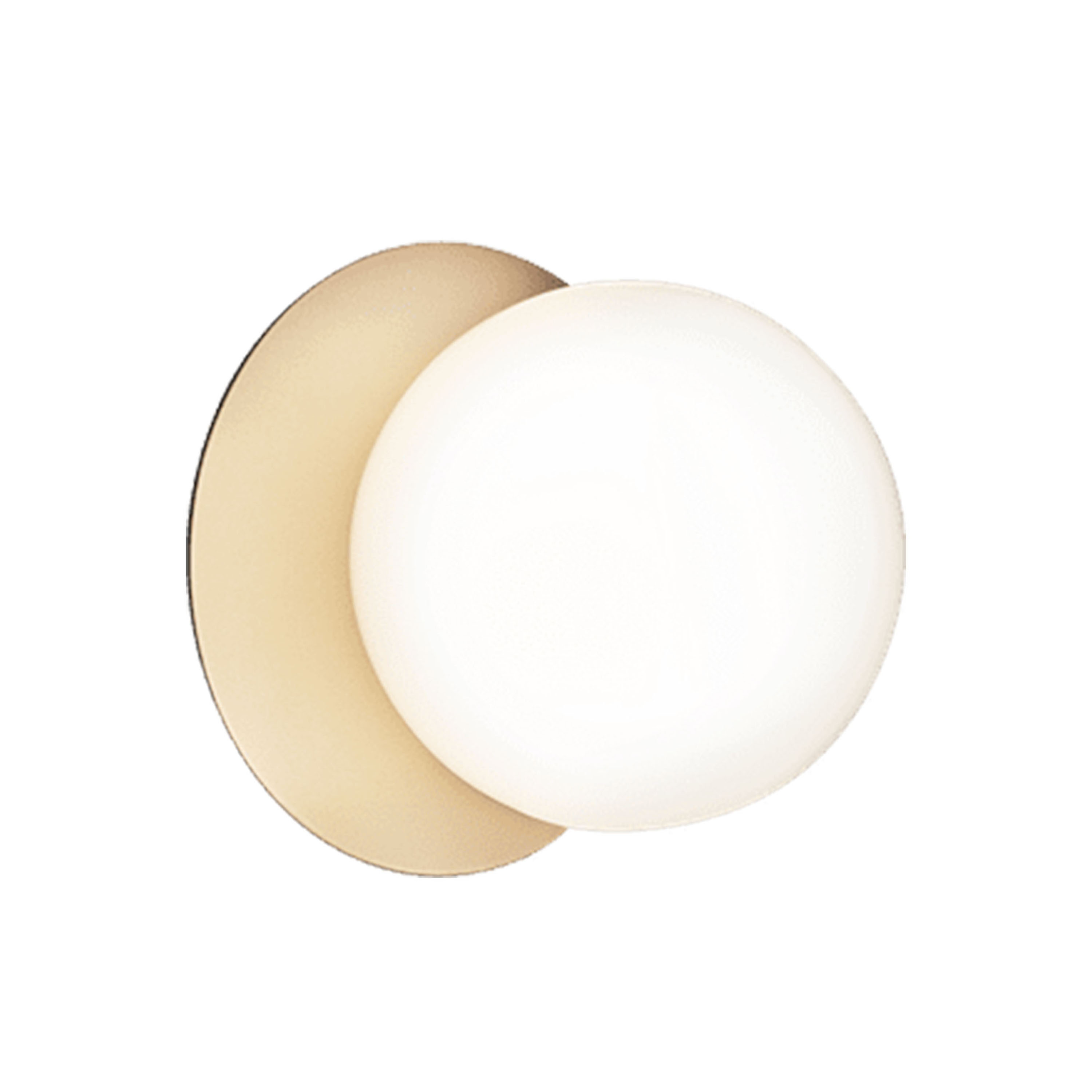 Liila 1 Vägg/Taklampa Nordic Gold/Opal Medium