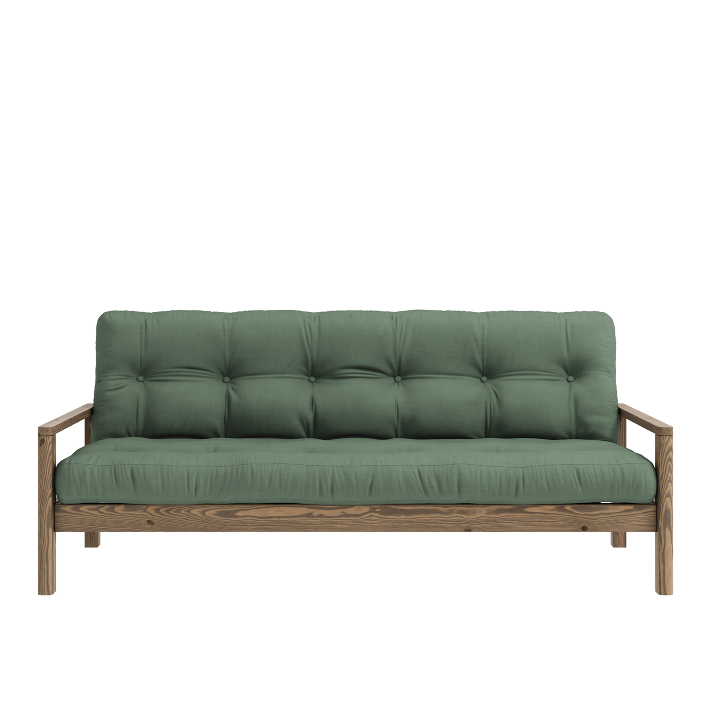Karup Design Knob Schlafsofa Braun/Olivgrün 130cm