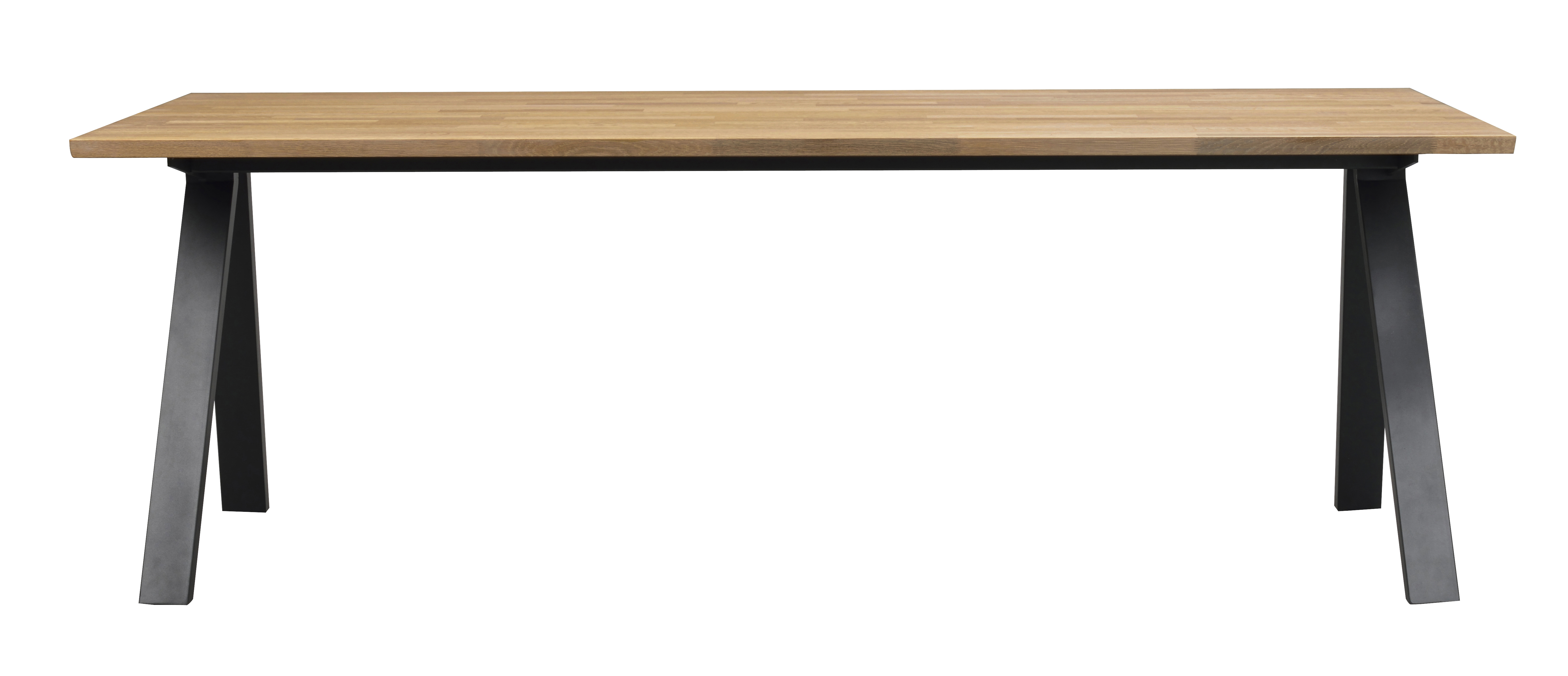 Rowico Home Carradale Esstisch Eiche/Schwarz 220cm