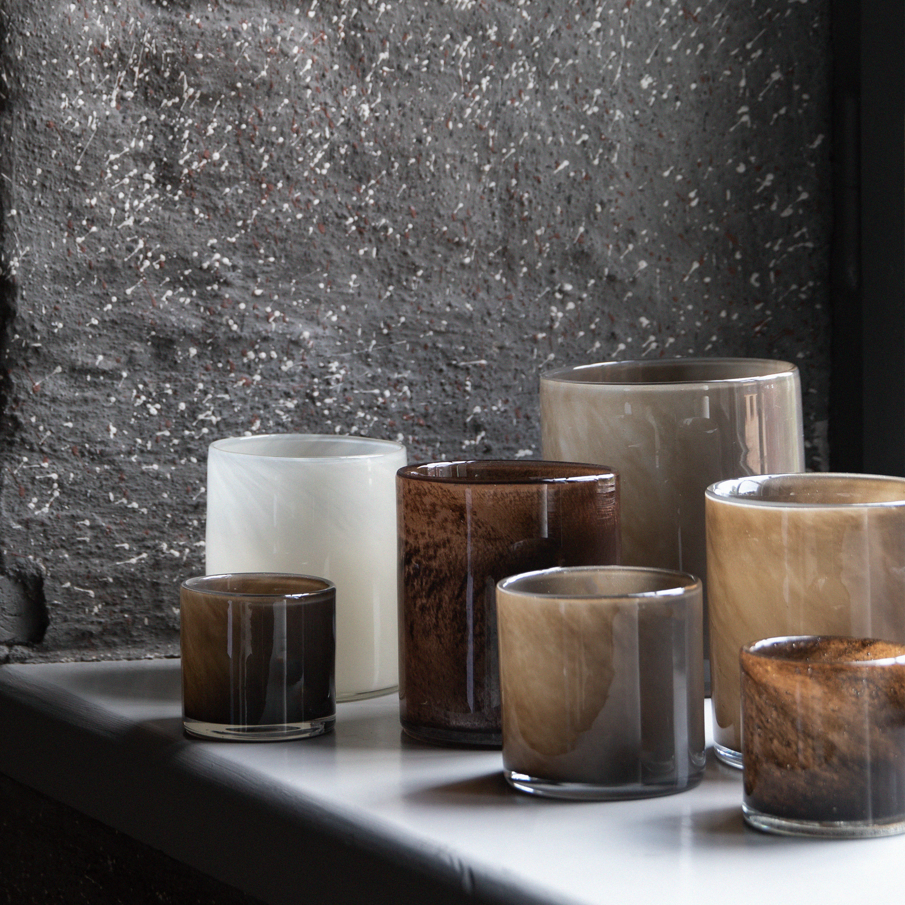 Tell me more Lyric Ljuslykta Dark Brown 10cm