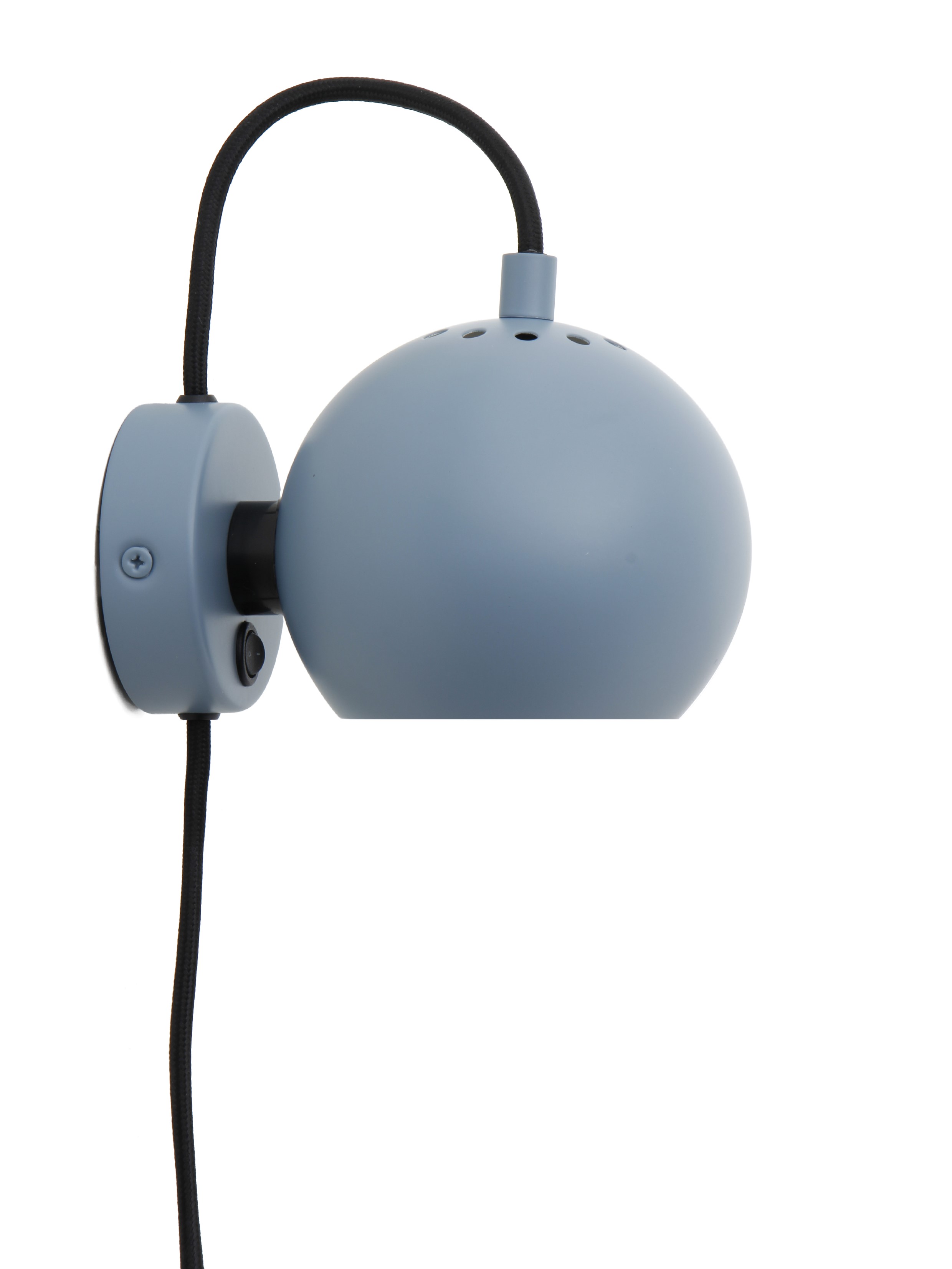 Ball Vägglampa Matt Citadel Blue Ø12