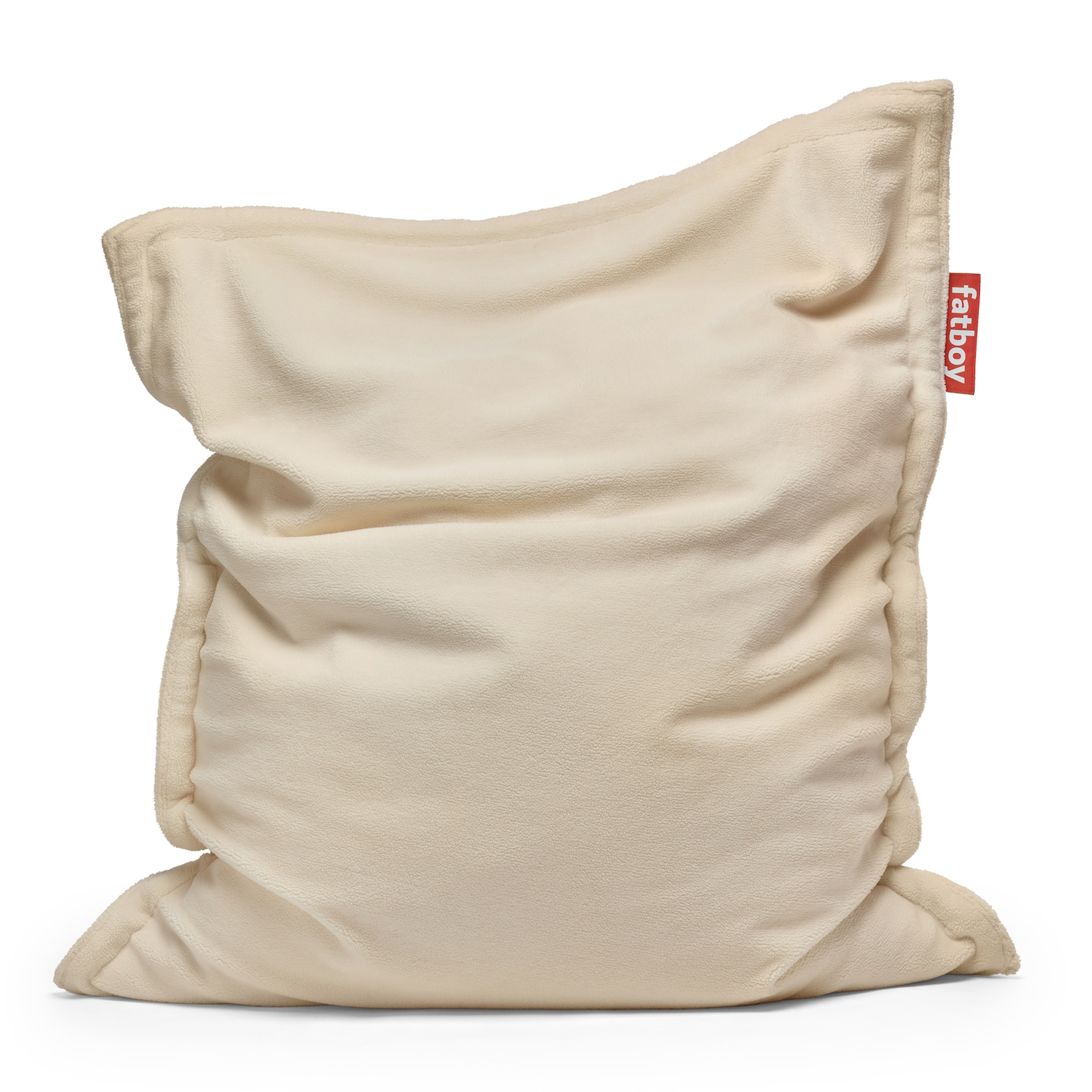 Fatboy - Original Slim Teddy Sittpuff Off-White - Vit
