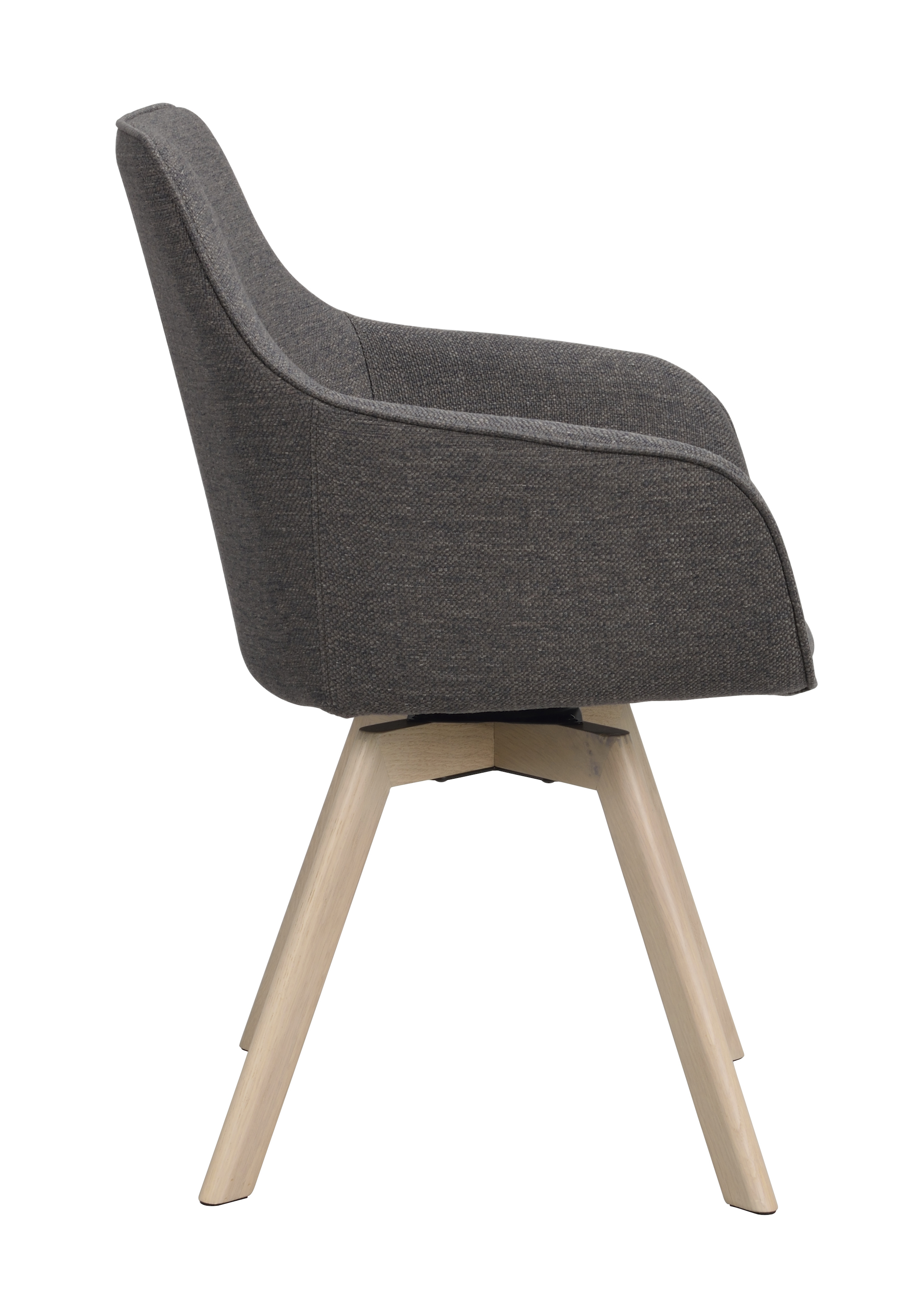 Rowico Home Alison Karmstol Grå/Vitpigmenterad