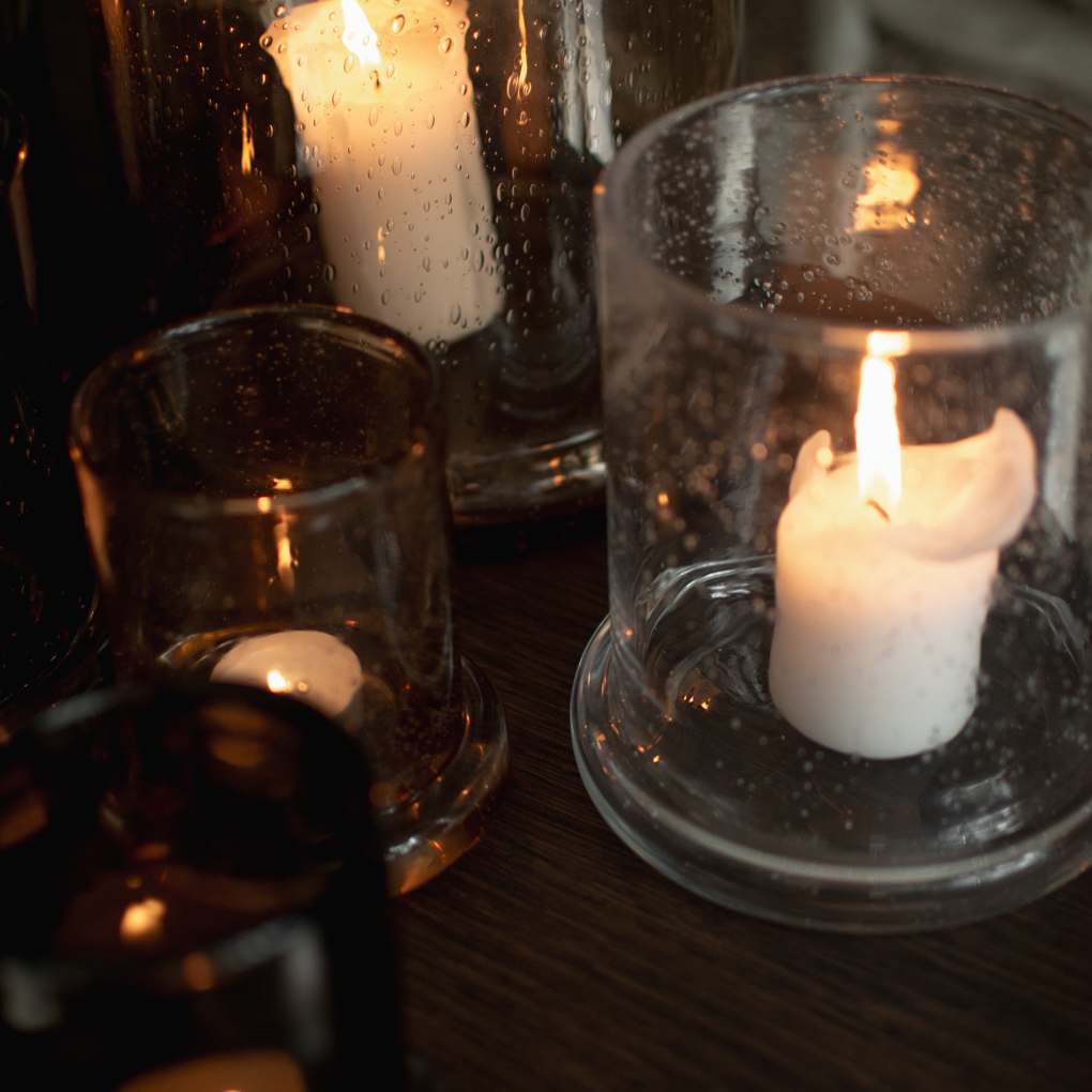 DBKD Bubble Kynttilälyhty Clear Large