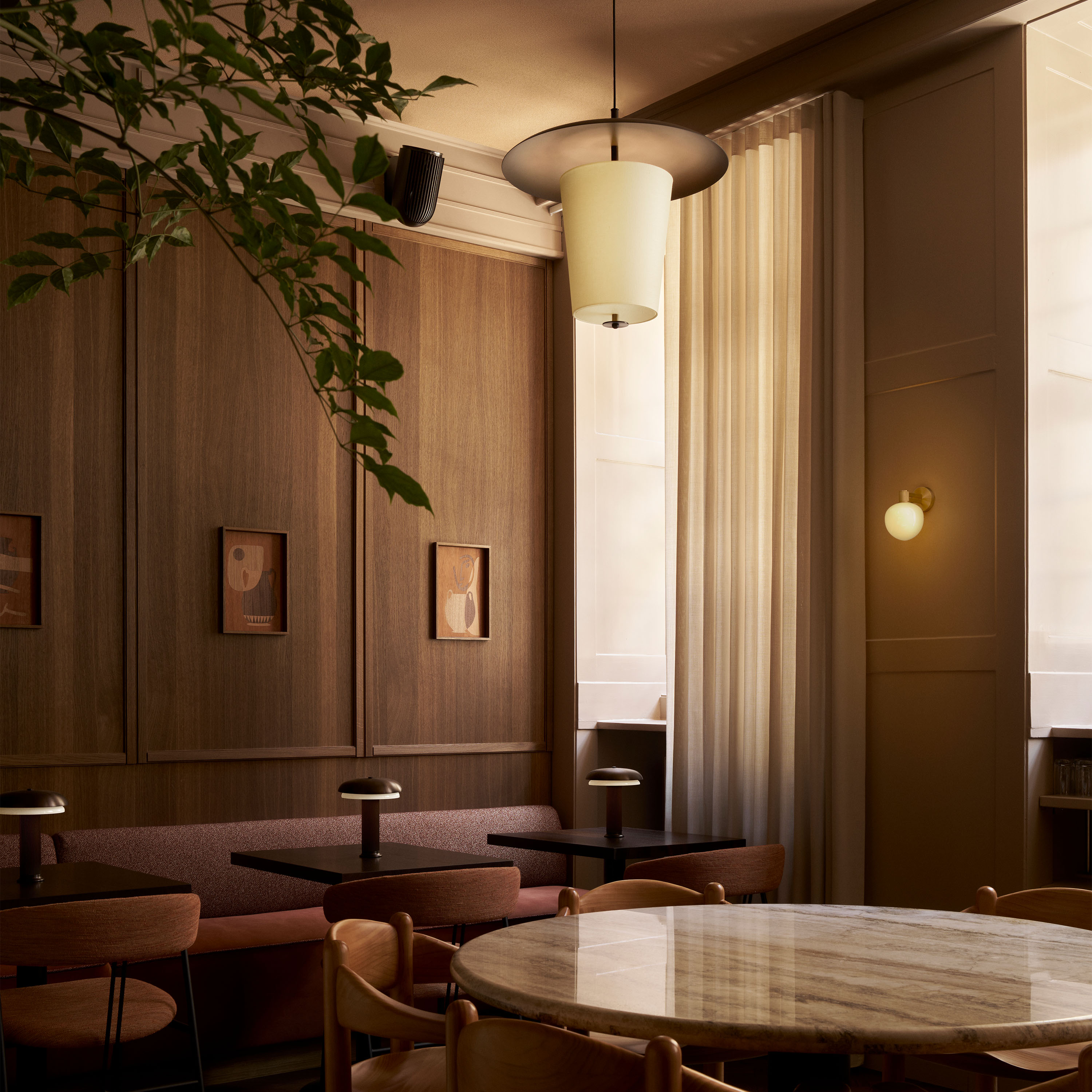 LYFA Toton Deckenleuchte Bronze 60 cm