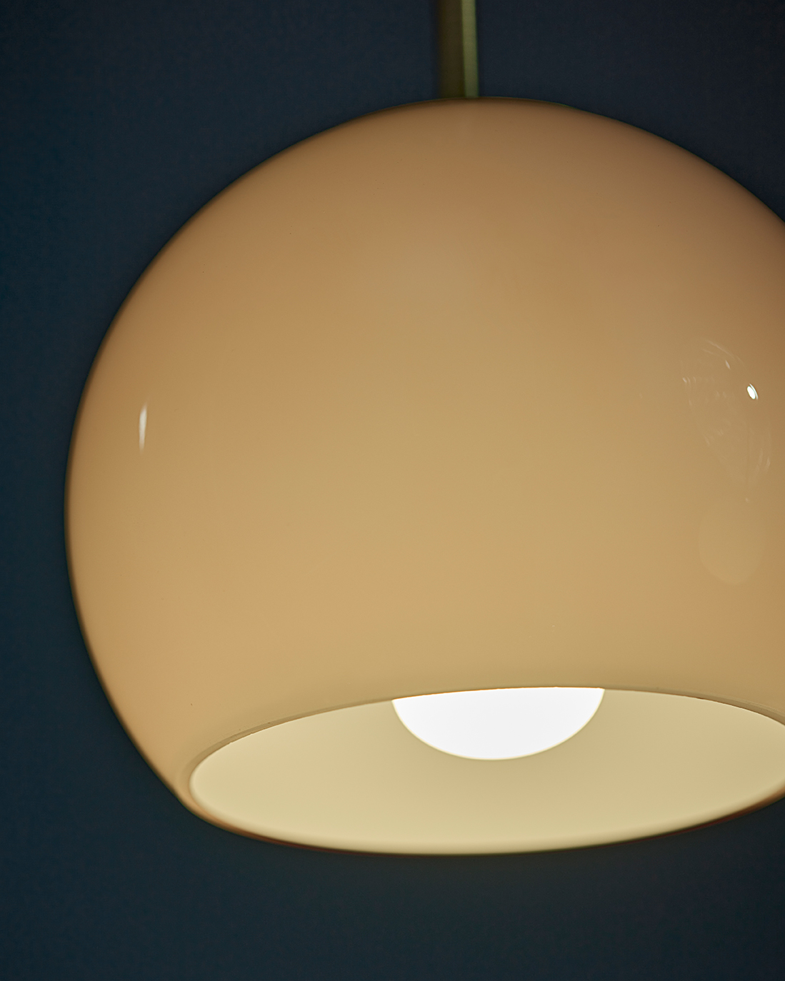 Frandsen Ball Glas Pendelleuchte Bernstein Ø18