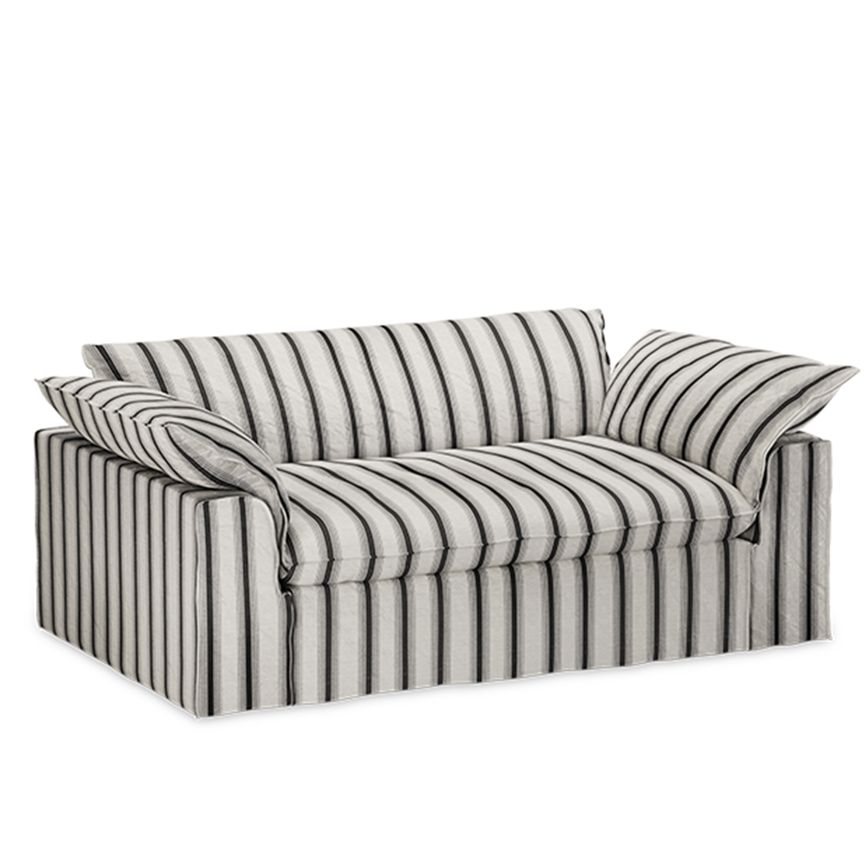 HKliving Nomad Soffa Rocco/Chalkstripe 204cm