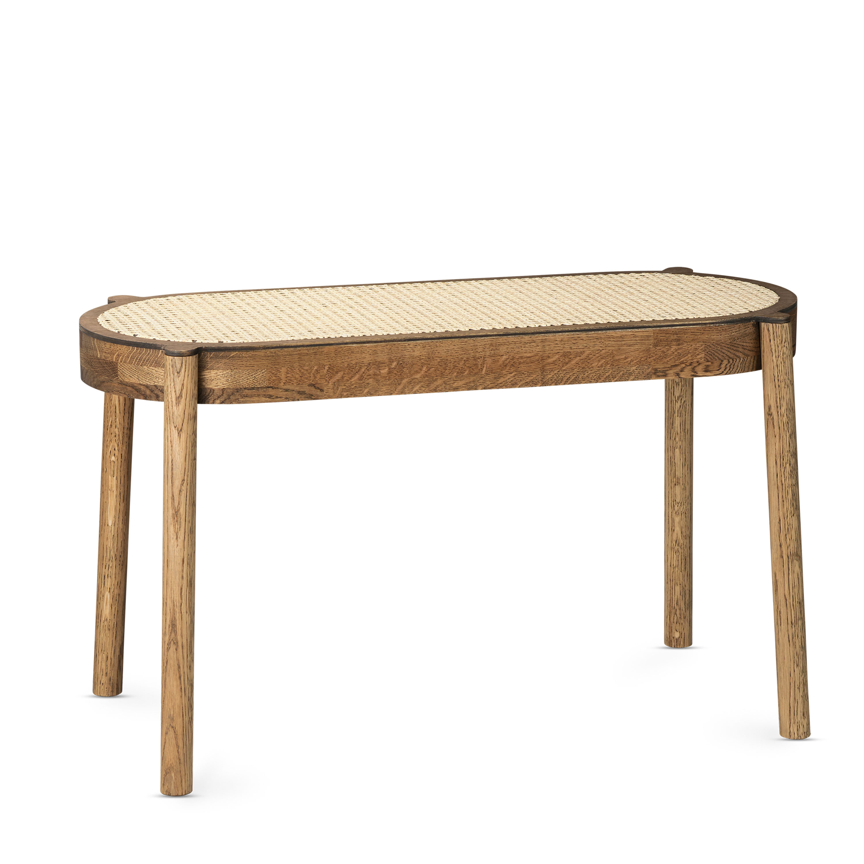 Northern - Pal Bänk Smoked Oak Oiled/Light Mesh 80cm - Svart