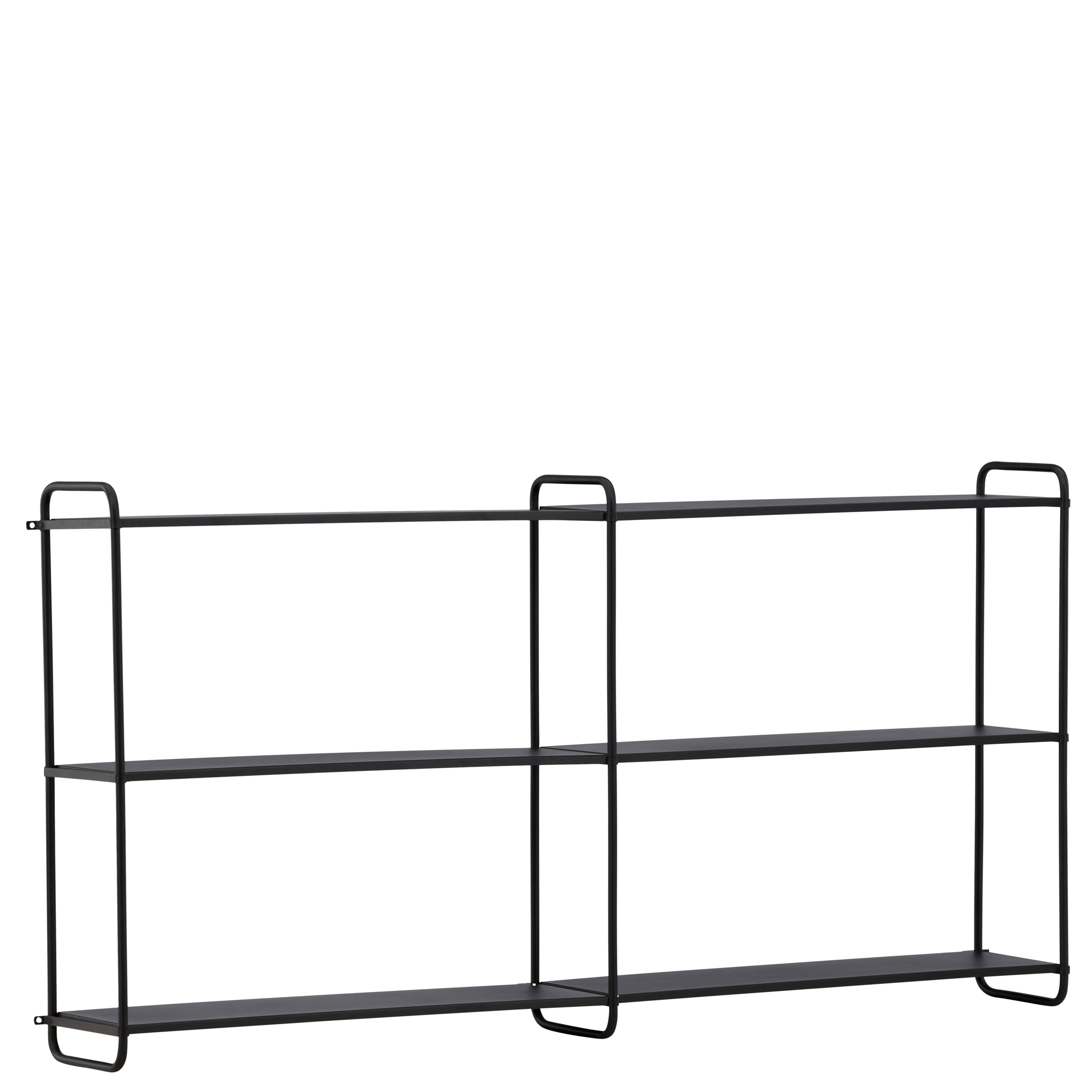 Lyon Vägghylla Black 122cm