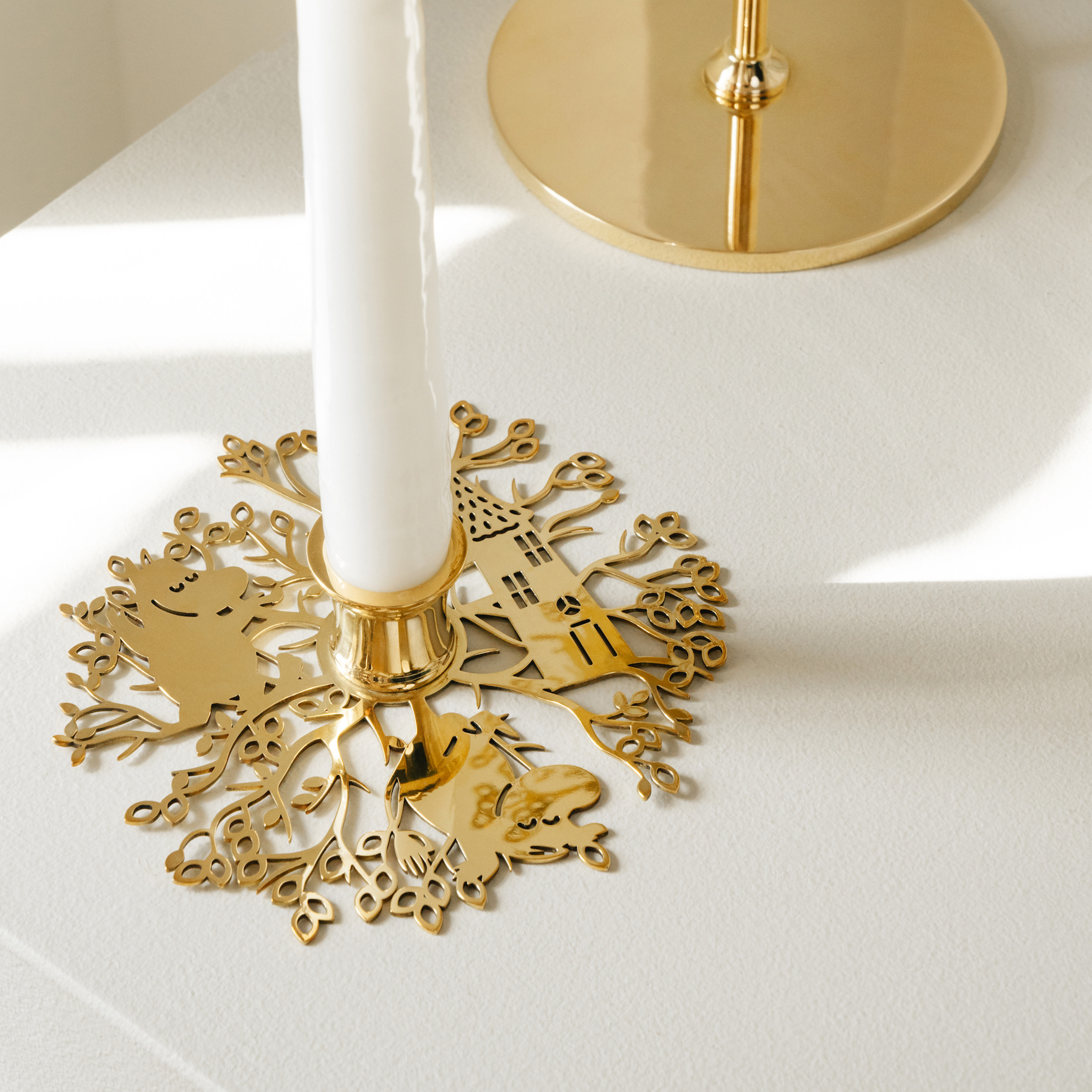 Hilke Collection Hilke X Moomin No.1 Kerzenständer Messing 13cm