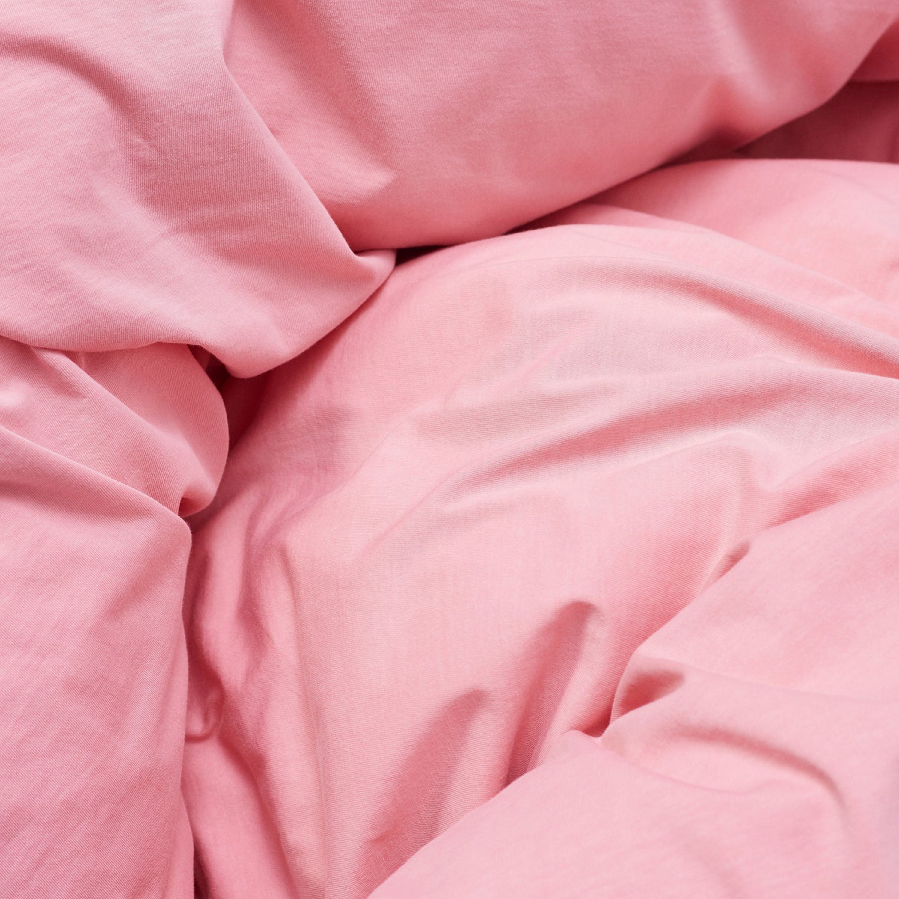 Magniberg Heart Jersey Putetrekk Washed Pink 50x60