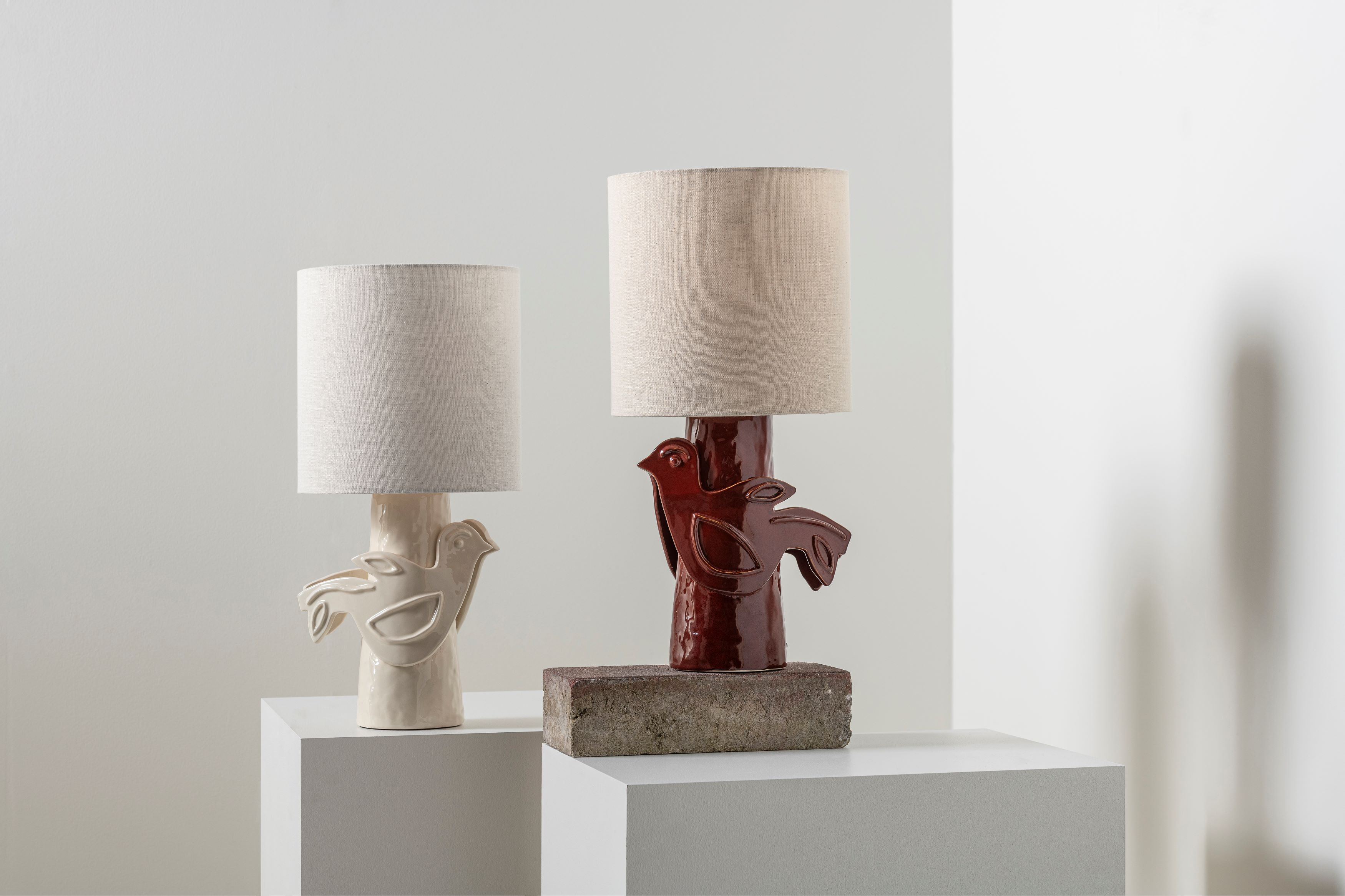 Serax Paloma Tischlampe Weiß 52cm