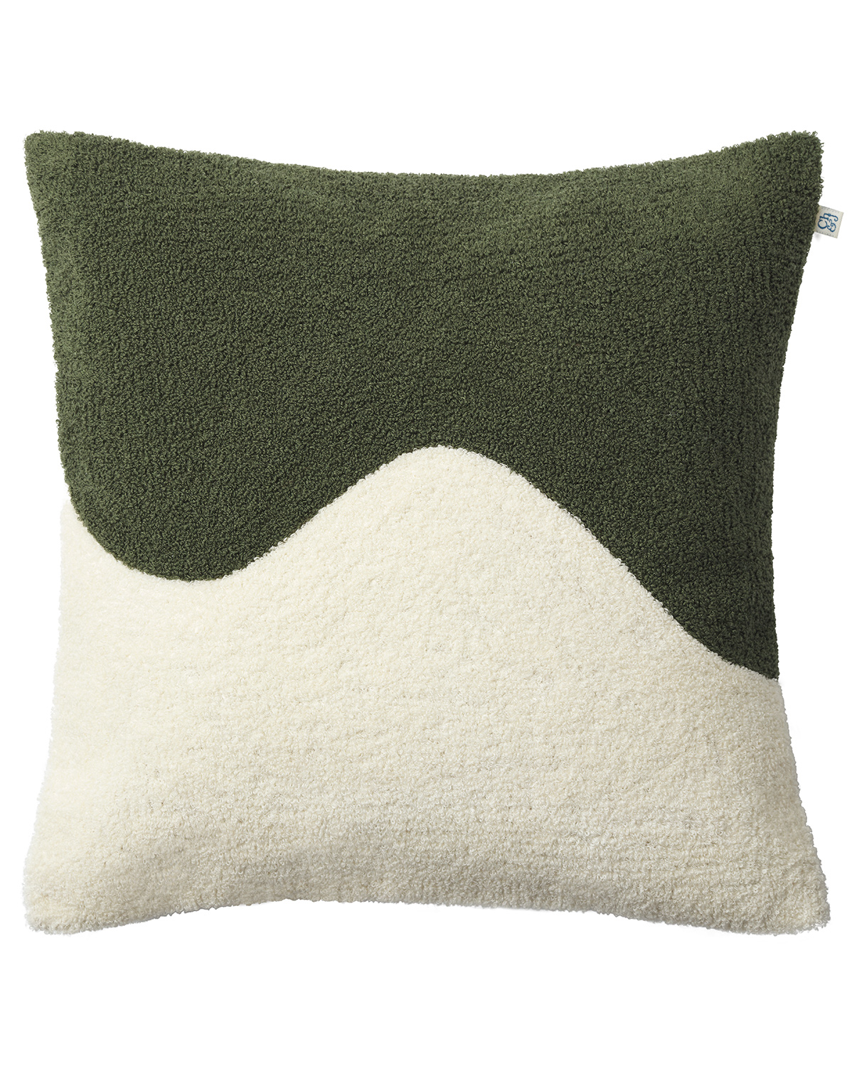 Chhatwal & Jonsson - Yogi Kuddfodral Cactus Green/Off White 50x50 - Grön